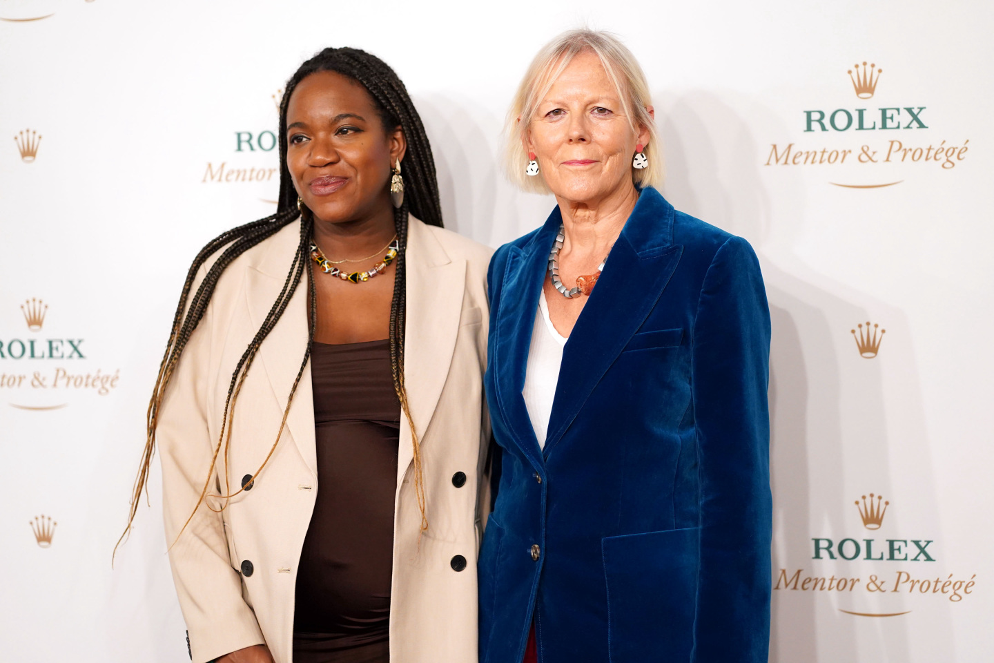 Whitney White and her mentor Phyllida Lloyd posing for a photo.