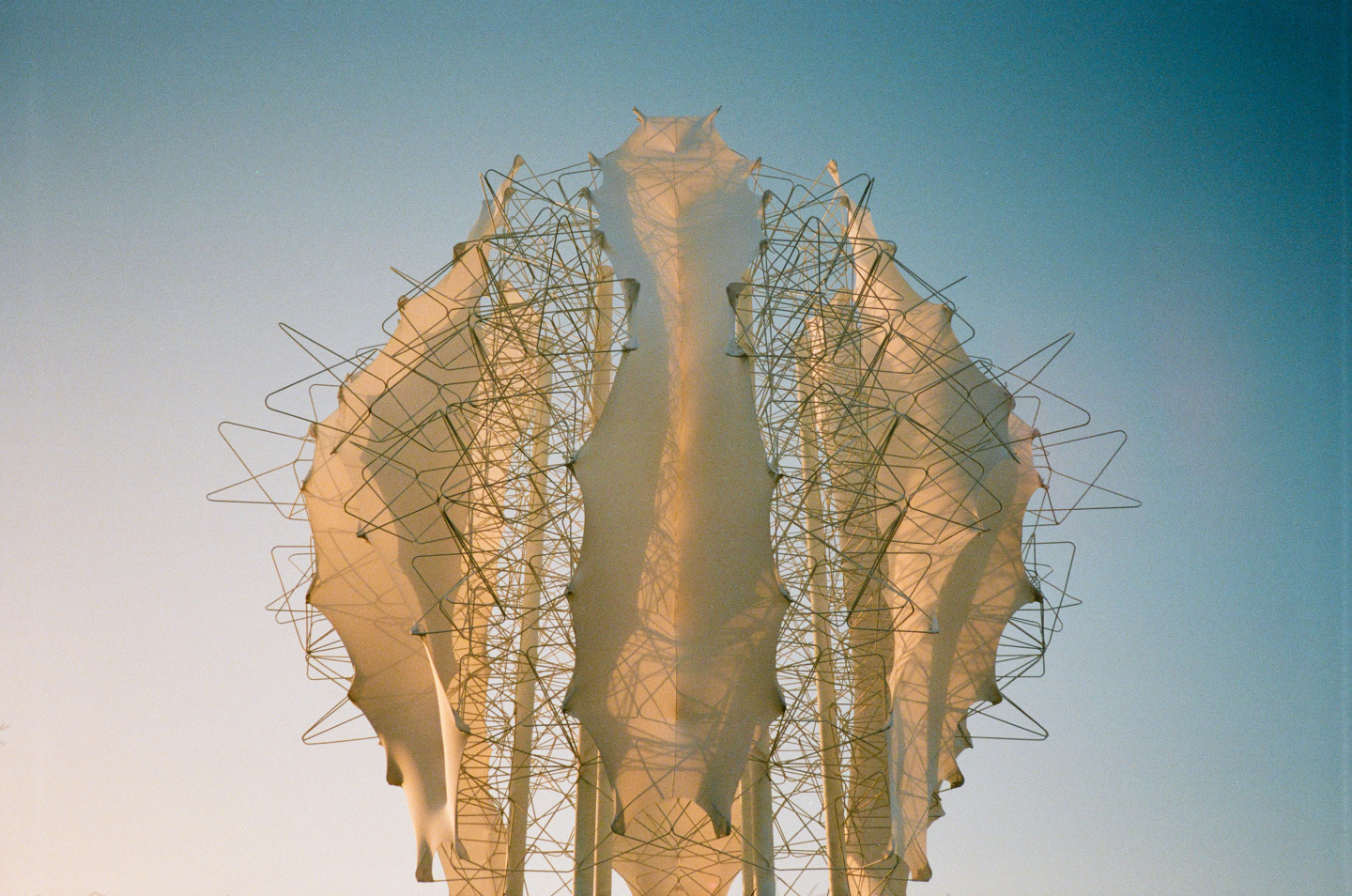 installation that looks like womb