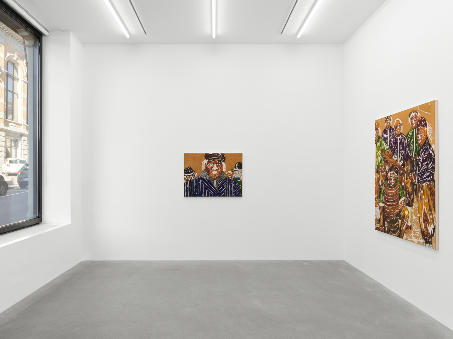 installation view of show