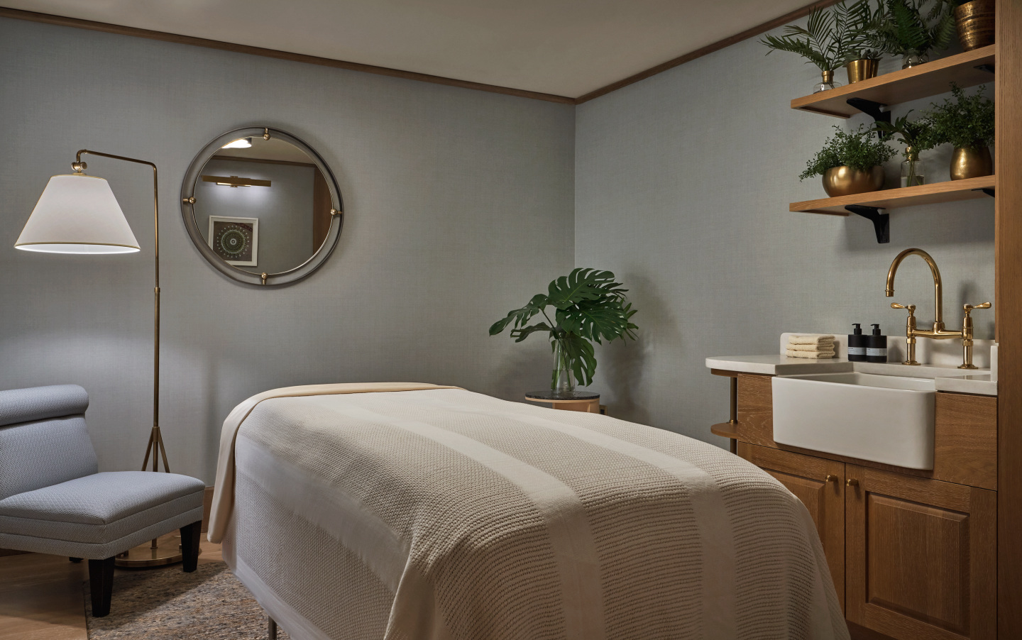 A spa at a hotel.