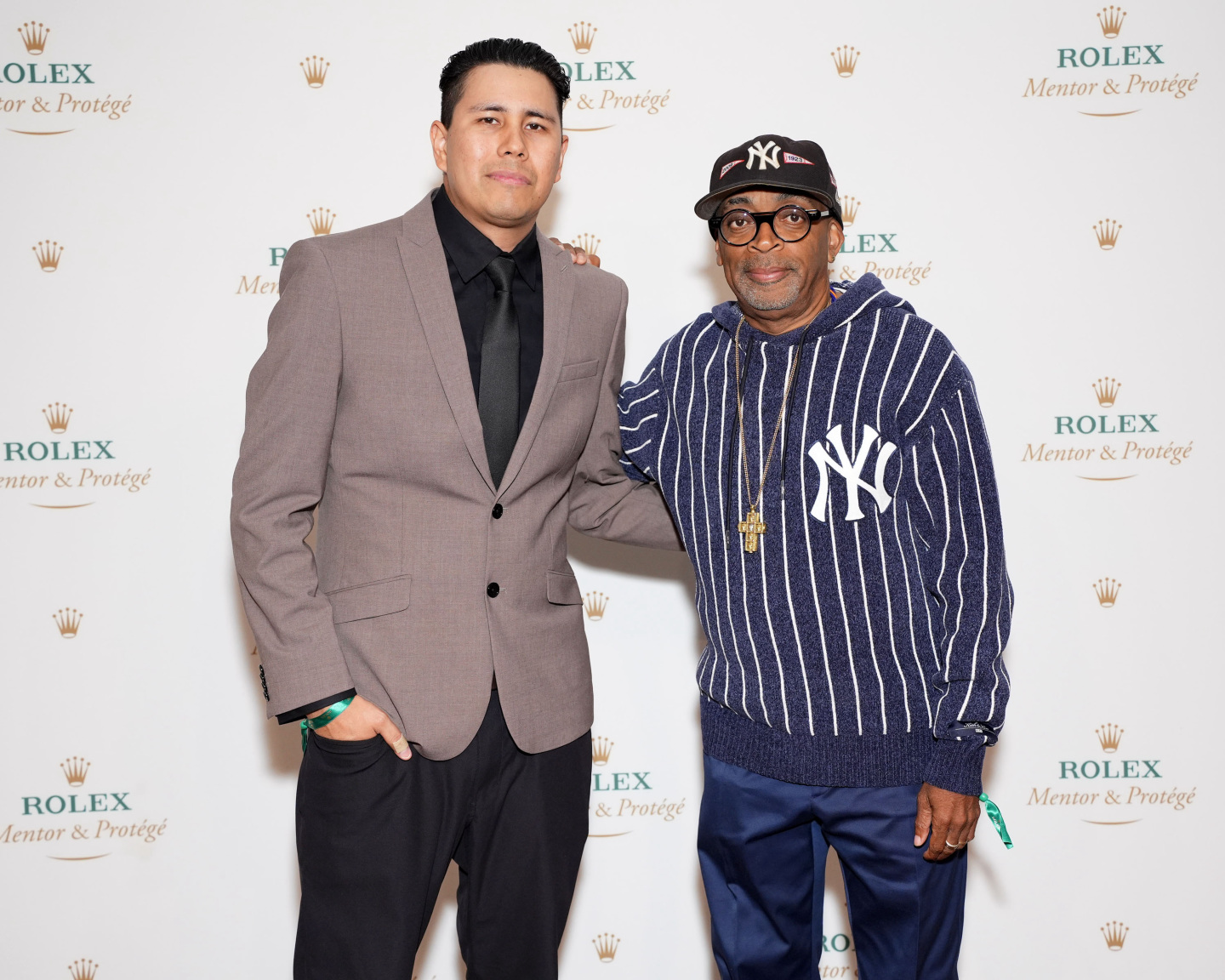 Kyle Bell and his mentor Spike Lee.