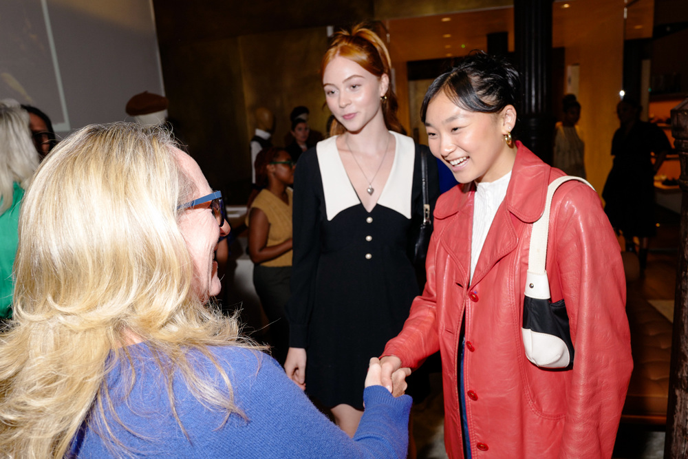 Deirdre Quinn, Emily Eshoo, and Sydney Hirai.