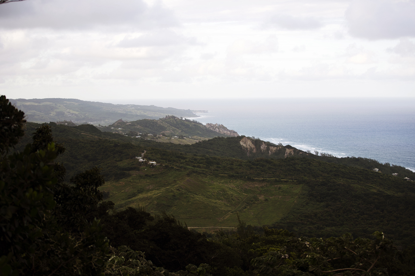 Mountains and body of water