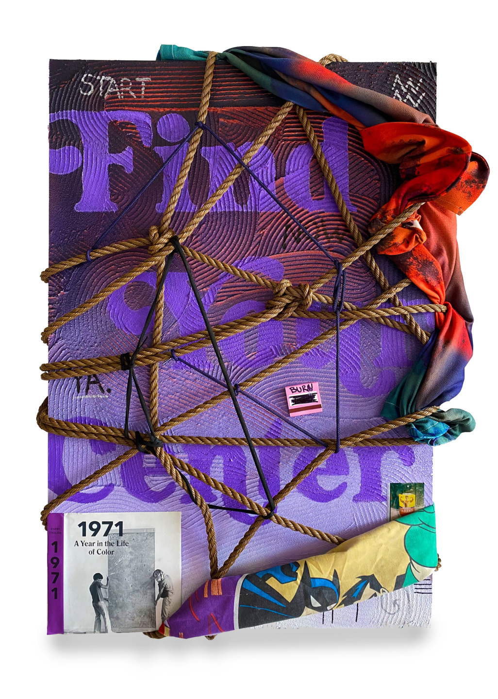 artwork wrapped magazine