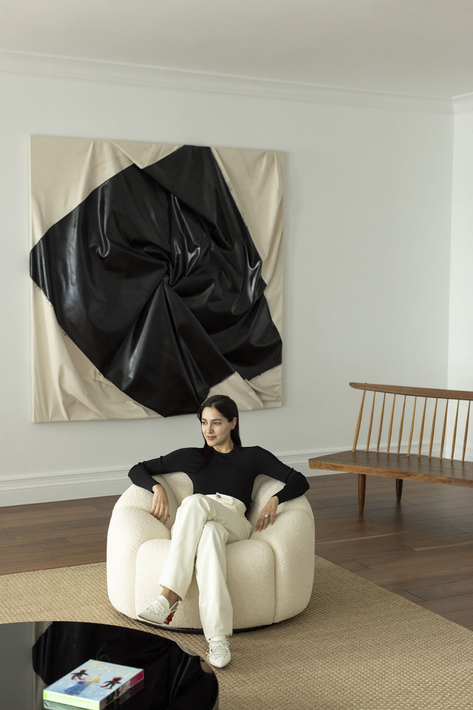 Steven Parrino, <em>Peel Out</em>, 2000. All photography by Andres Oyuela and images courtesy of Maky Hinson..