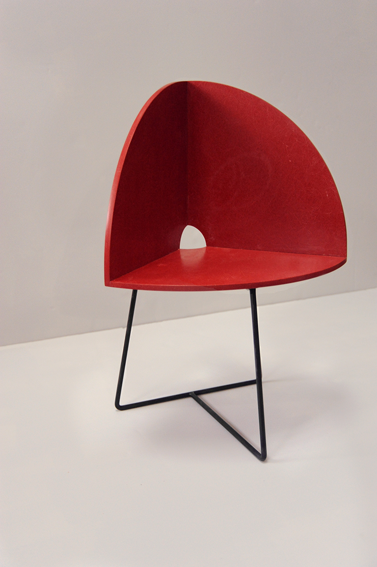 Chen Chen + Kai Williams’ <em>Fiberglass/Iron Child Chair</em> for kinder MODERN.” width=”740″ height=”1112″><figcaption>Chen Chen + Kai Williams’ <em>Fiberglass/Iron Child Chair</em> for kinder MODERN.</figcaption></figure>
</p><p>For this year’s <a href=