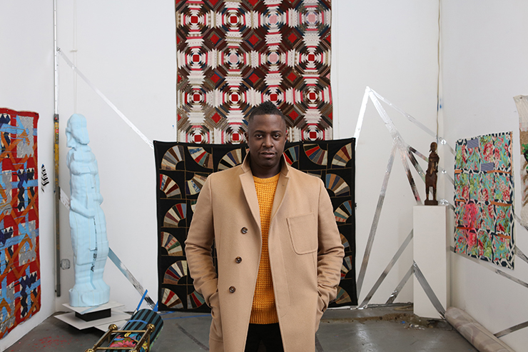 Sanford Biggers. Portrait by Alexander Stein 