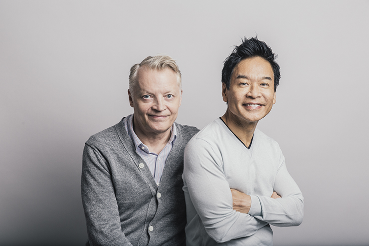 Glenn Pushelberg and George Yabu. Photo by Raina+Wilson. 