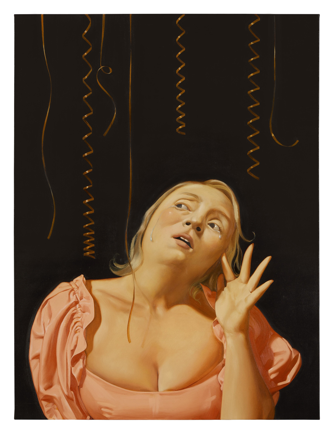 Anna Weyant, <em>Girl Crying at a Party</em>, 2021.