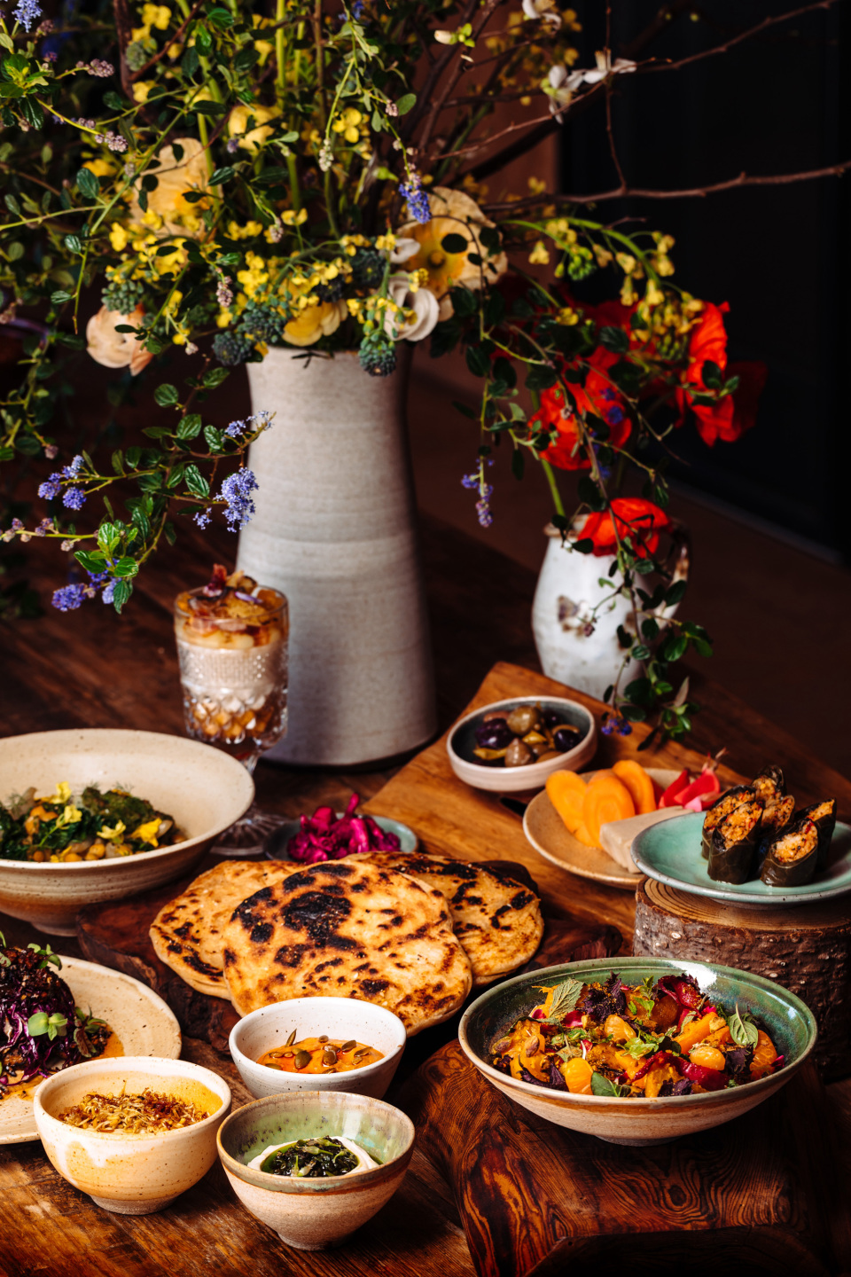 food on table