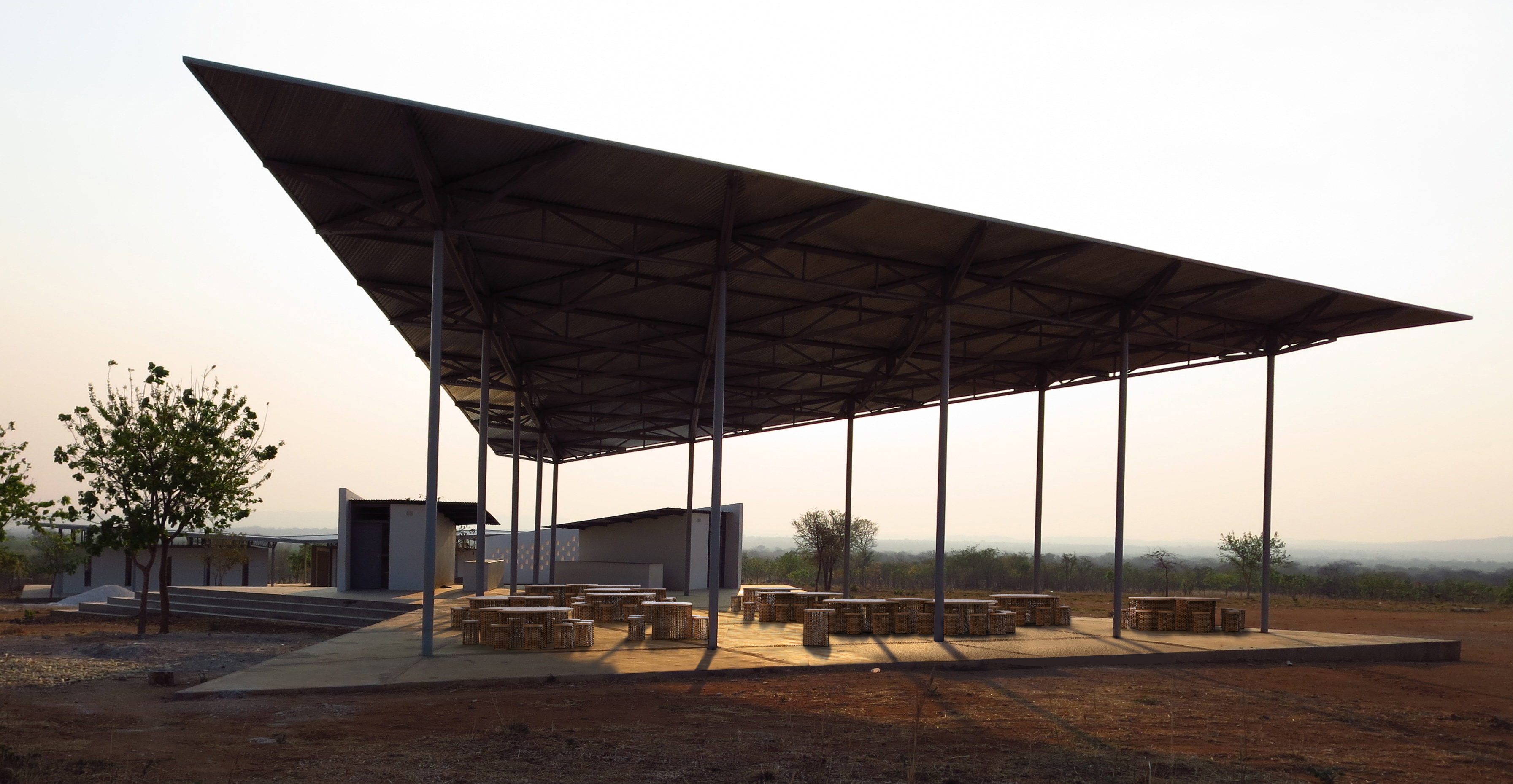 ArandaLasch designed the nesting furniture for the Chipakata school in Zambia. Courtesy of the architects. 
