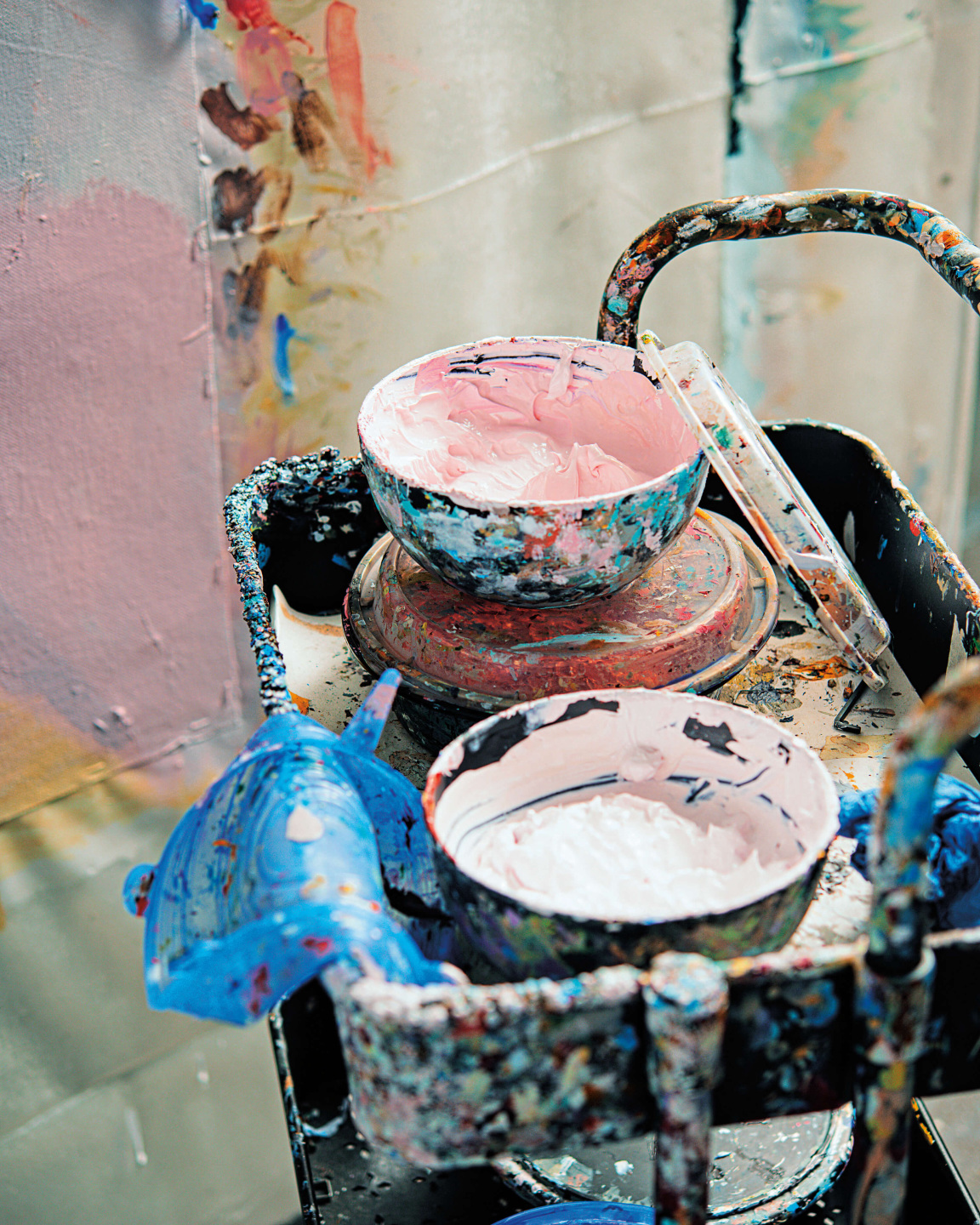 paint in studio