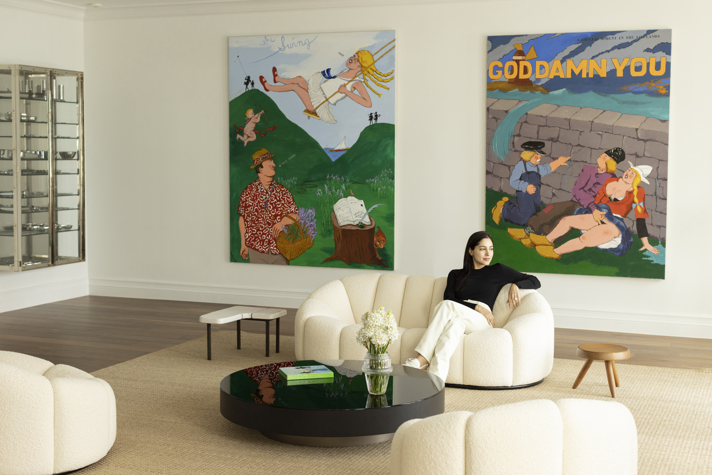 Paintings by Robert Colescott.