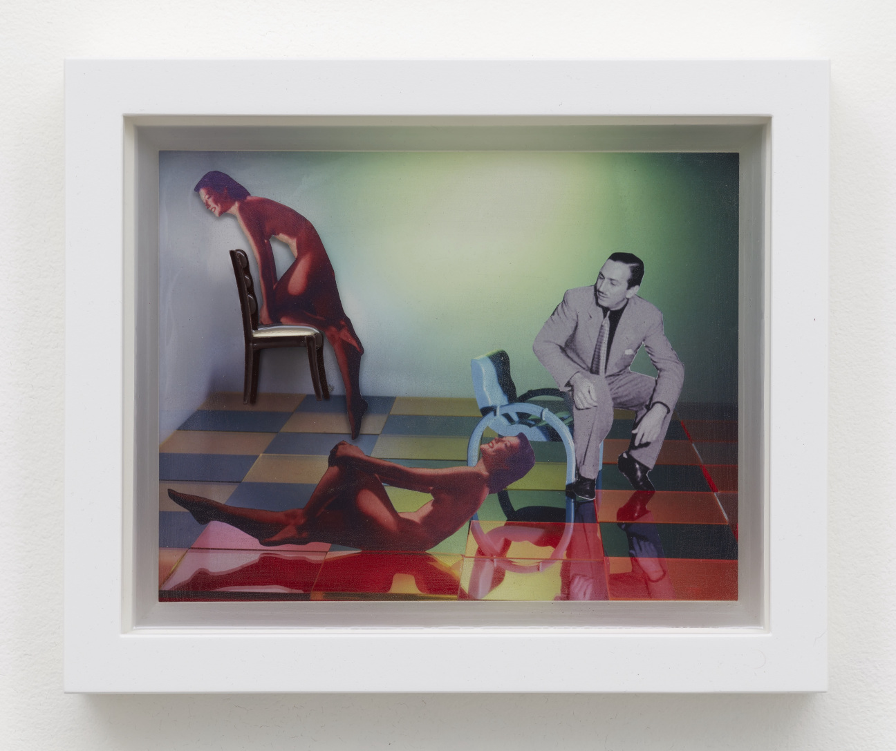 Laurie Simmons, <em>Color Pictures/Deep Photos (Walt/Two Women)</em>, 2022.
