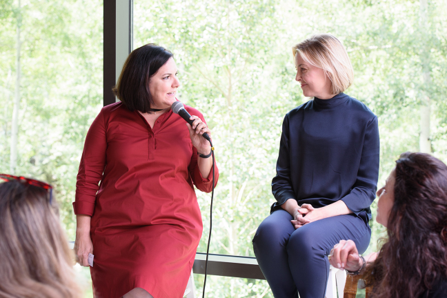 Silvia Karman Cubiñá and Elizabeth Dee. 