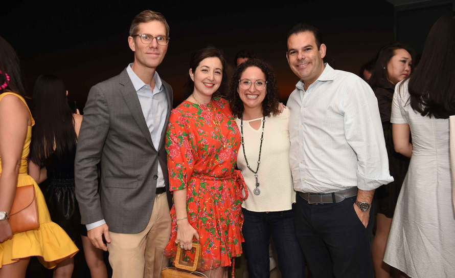 Brent Lewis, Aviva Lehmann, Laura Raiffe and Jonathan Raiffe. Photo by Alejandro Chavarria/ WRE.