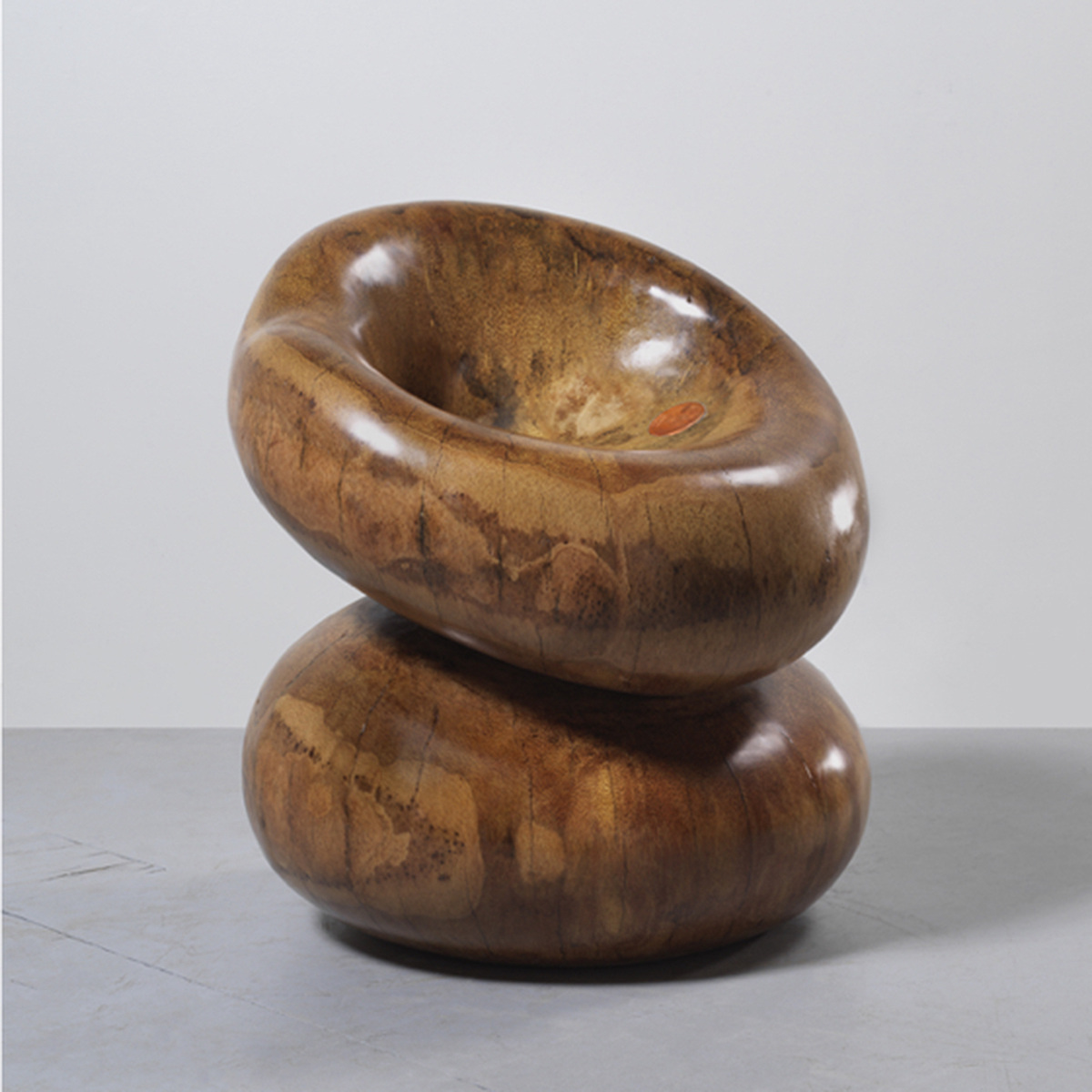 Palm sculptural chair in wood, 2022, Rogan Gregory. Image courtesy of the artist and R & Company.