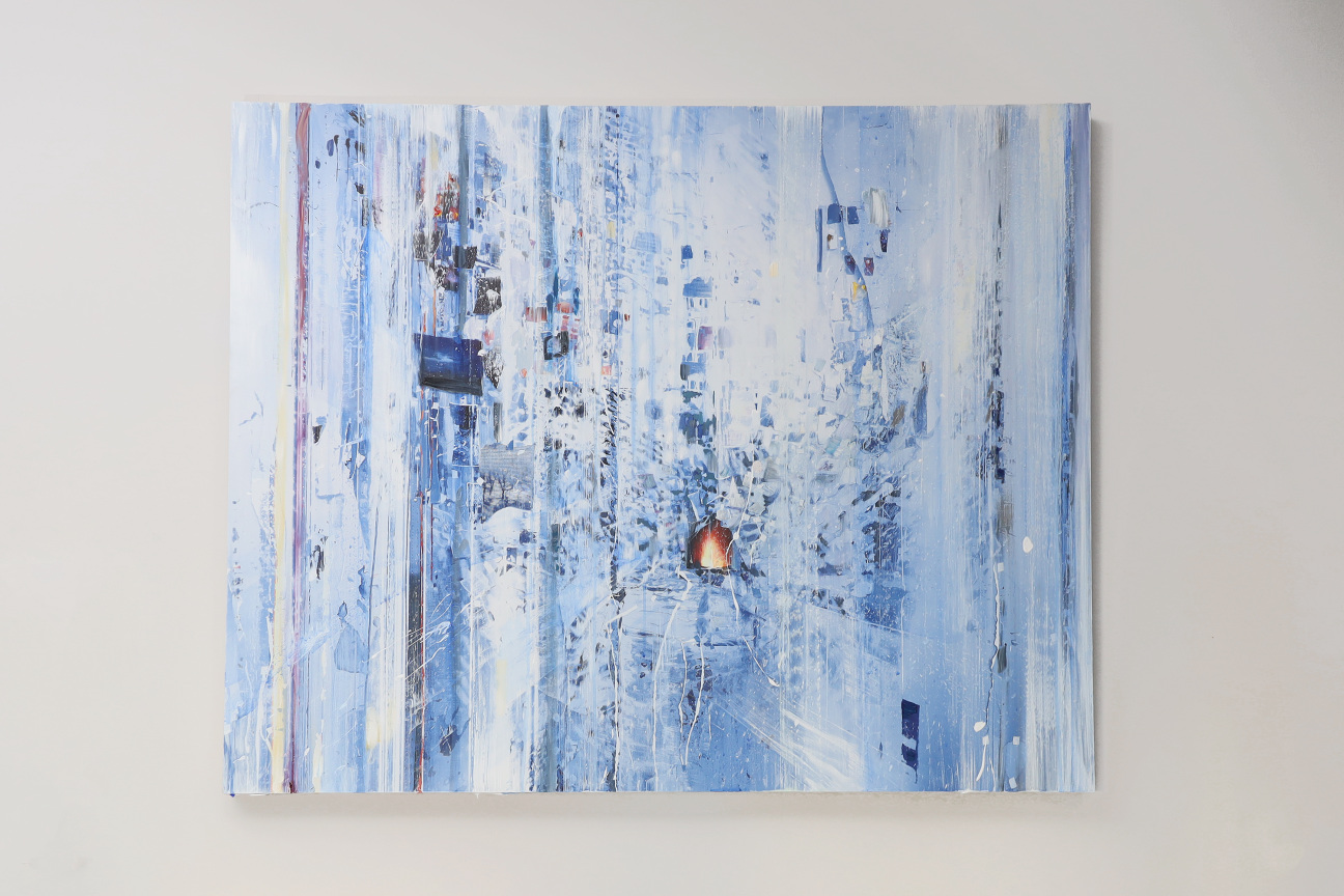 Sarah Sze, <em>Blueprint (Half-life)</em>, 2018.
