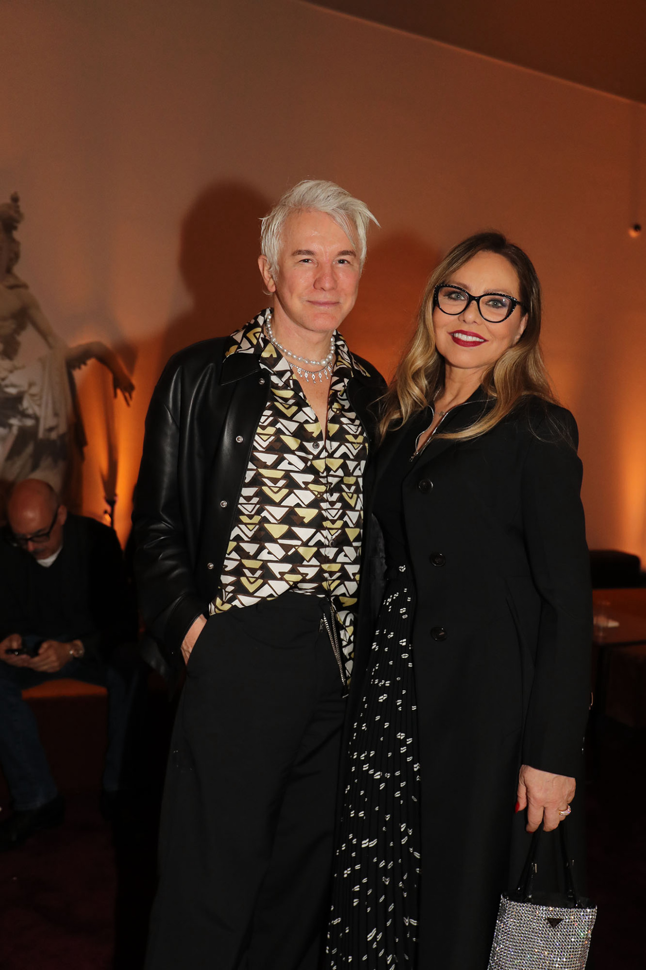 Baz Luhrmann and Ornella Muti
