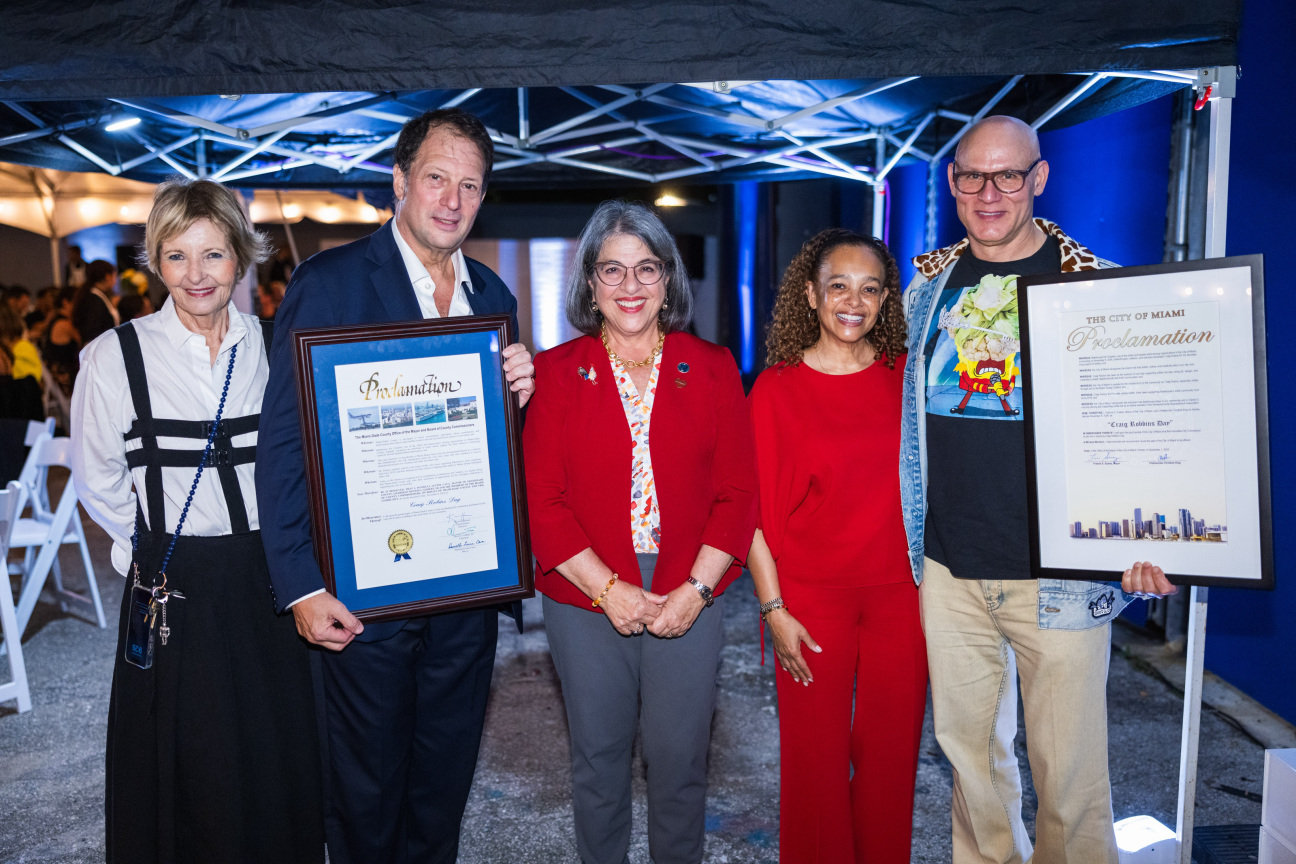 cathy-leff-jason-korman-daniella-levine-cava-christine-king-craig-robins-bakehouse-art-complex
