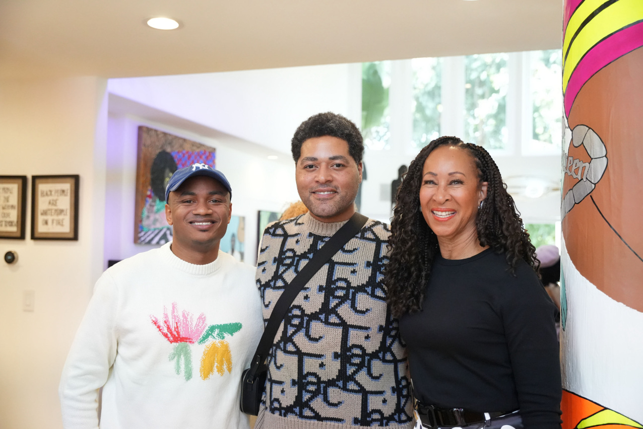 Thomas Moore, Mario Joyce, and Dr. Joy Simmons