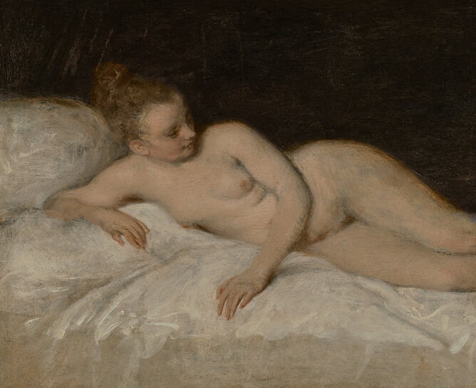 Jean-Antoine-Watteau-Reclining-Nude