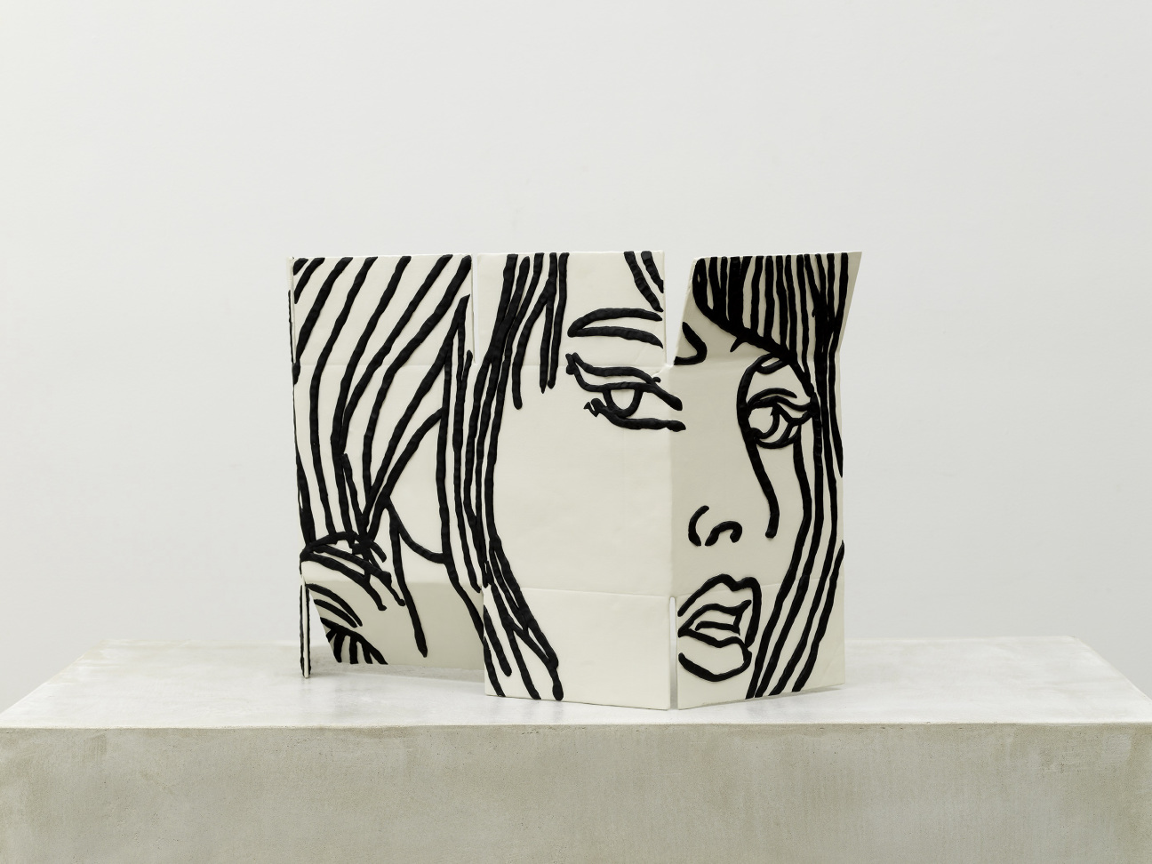 Ghada-Amer-The-Red-Portrait