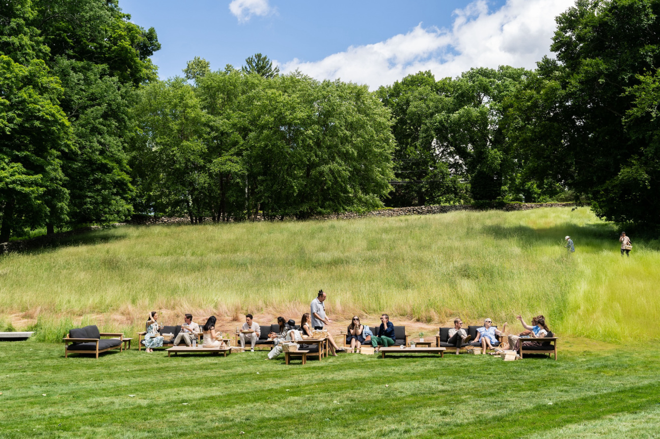 Glass-House-picnic-in-meadow