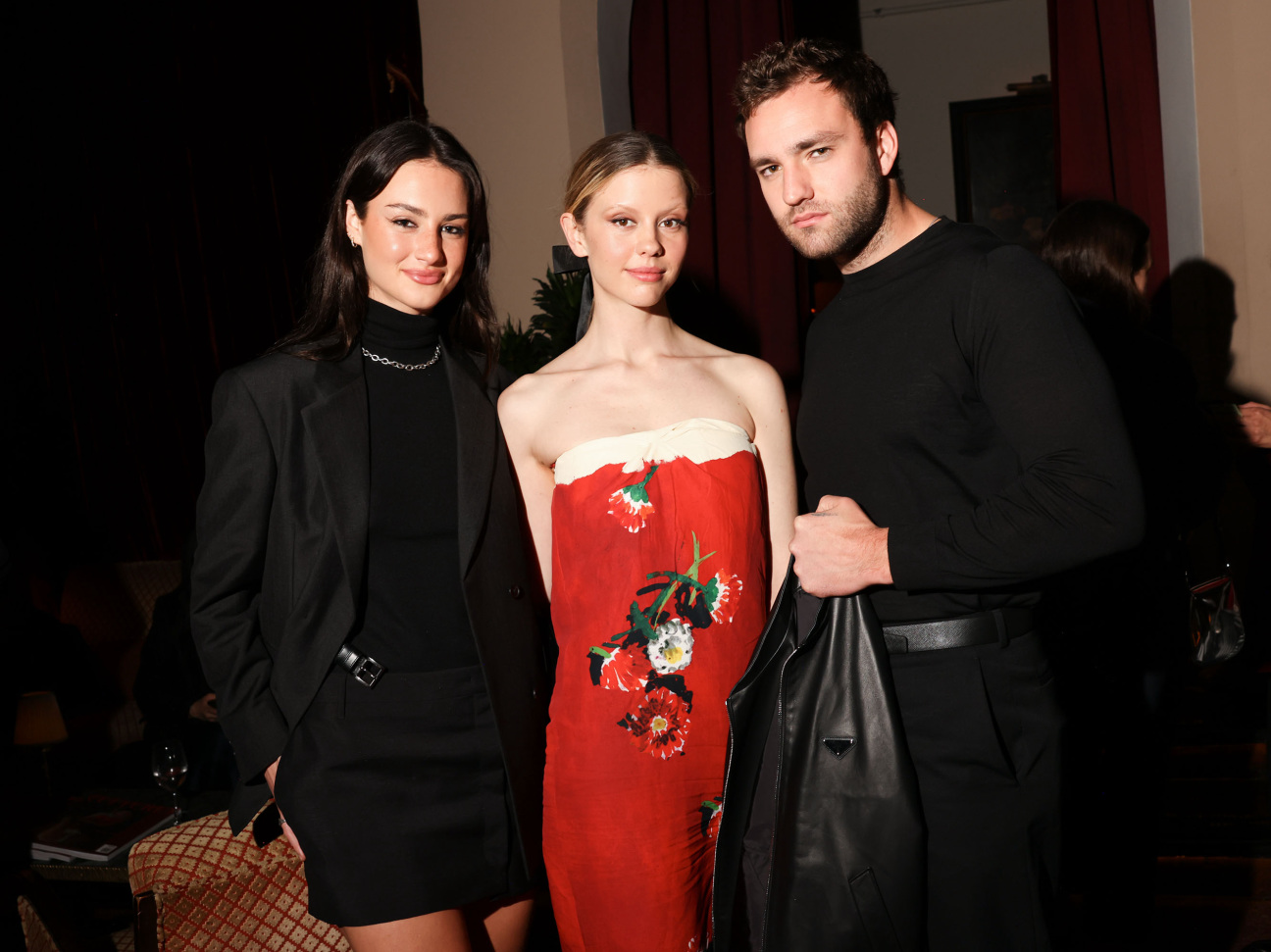 Grace Van Patten, Mia Goth, and Jackson White