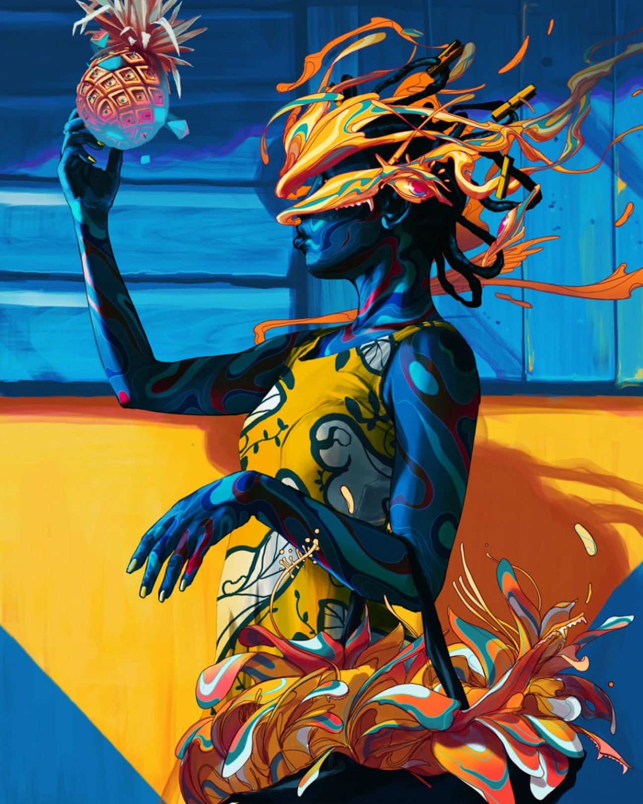 Taj-Francis-Painting