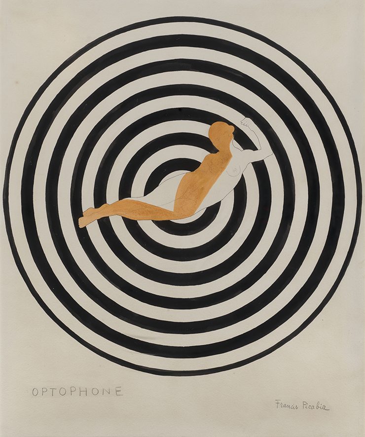 Picabia’s <em>Optophone [I]</em>, 1922.” width=”740″ height=”886″><figcaption>Picabia’s <em>Optophone [I]</em>, 1922.</figcaption></figure>
</p><p>A leading light of the Dada movement, the radical French artist Francis Picabia also made works in various styles including Impressionism, Cubism and Abstraction during his lifetime (1879-1953), while visually anticipating the Pop, Conceptual and Postmodern art movements of the latter half of the 20th century.</p><p>Praised as an artist’s artist, Picabia enjoyed a remarkable 50-year career that is currently being celebrated in the first comprehensive American retrospective of his diverse body of work at New York’s Museum of Modern Art.</p><p>“It has taken, at least in the United States, up to this 21st century moment for us to be ready to look at Francis Picabia in total, in all of the various ways that he doesn’t add up,” says MoMA curator and exhibition co-organizer Anne Umland. “His work makes us think about the possibilities of modern art differently, in an open-ended, non-binary way.”</p><div class=