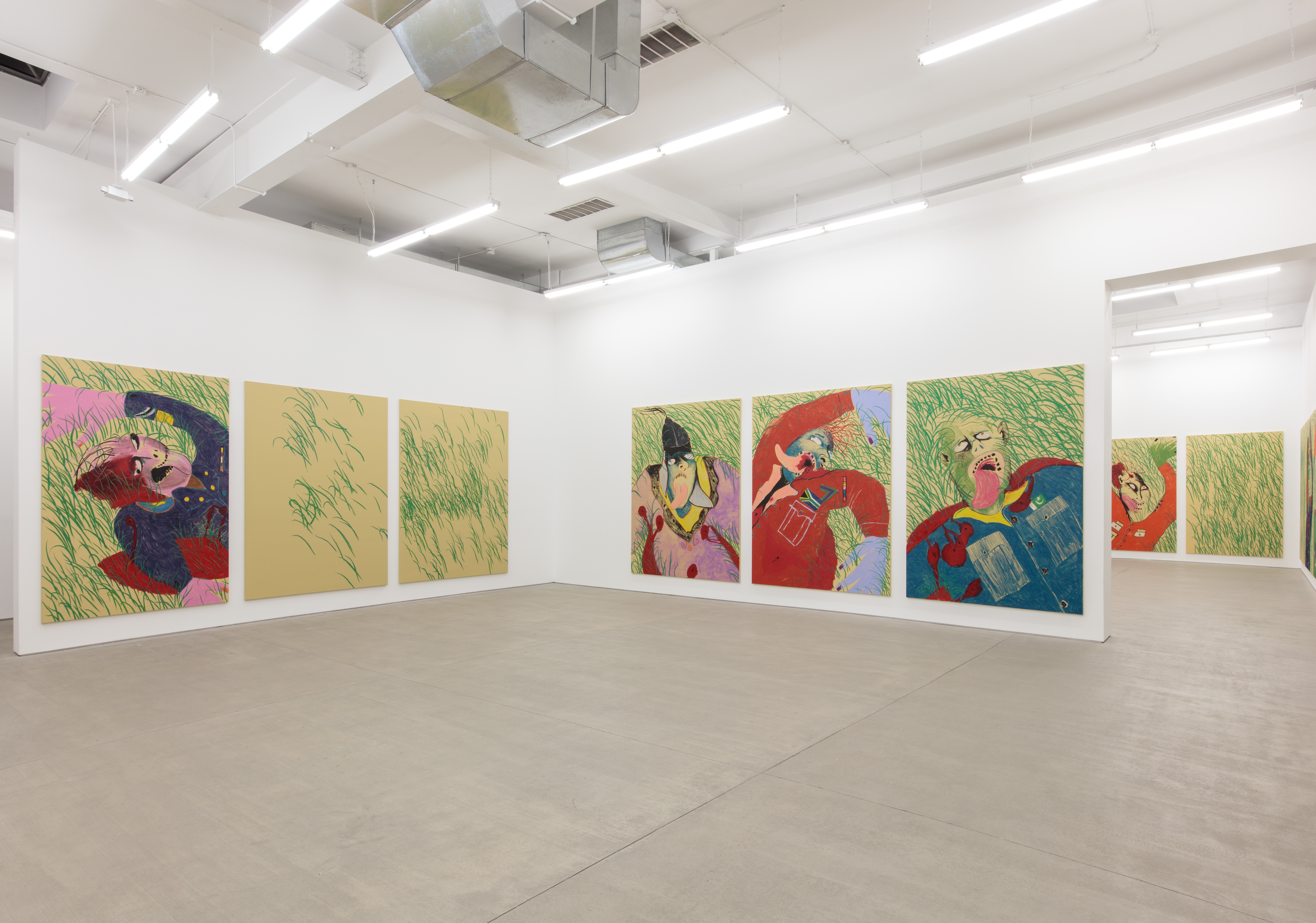 Calvin Marcus' Were Good Men, 2016. This is Marcus' second solo exhibition at Clearing, New York. 