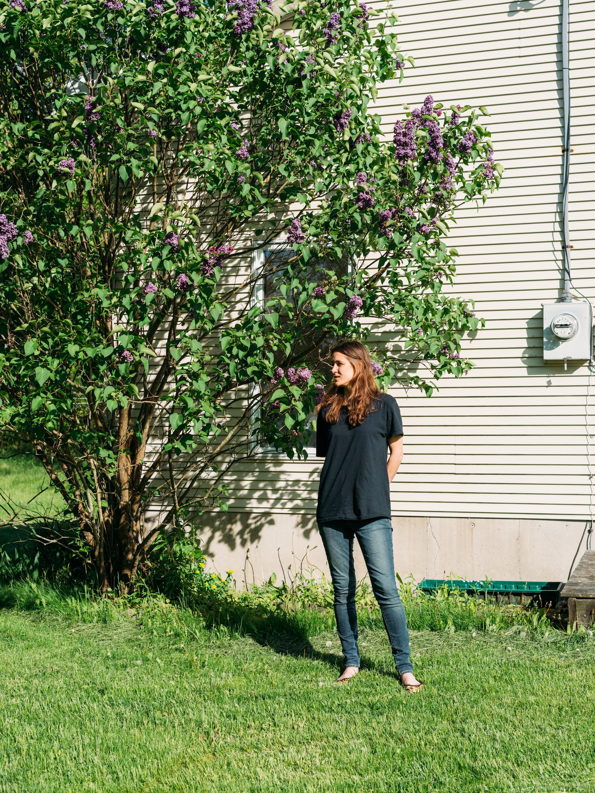 Jo Nigoghossian at her upstate studio.