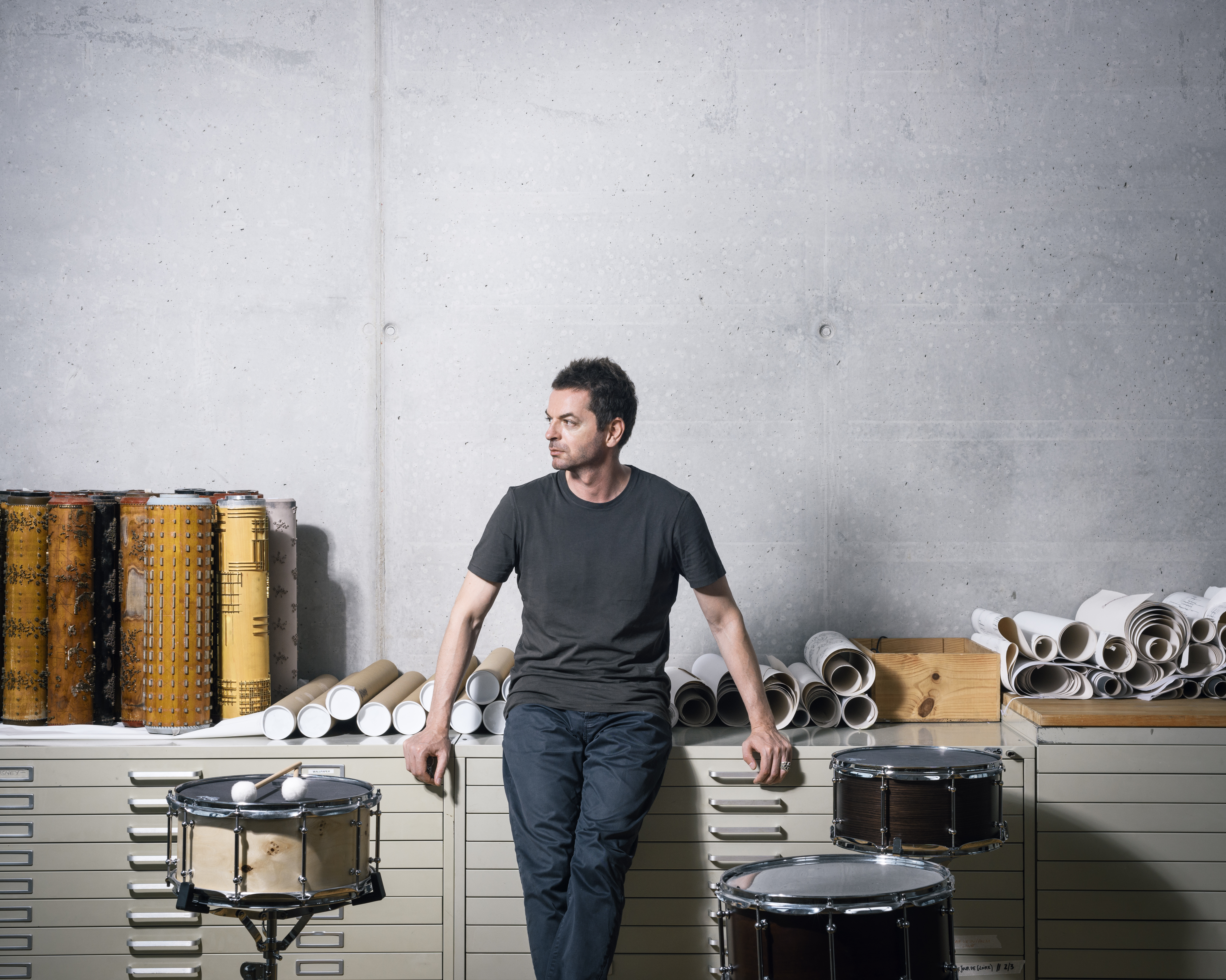 Anri Sala at his studio in Berlin, Germany.