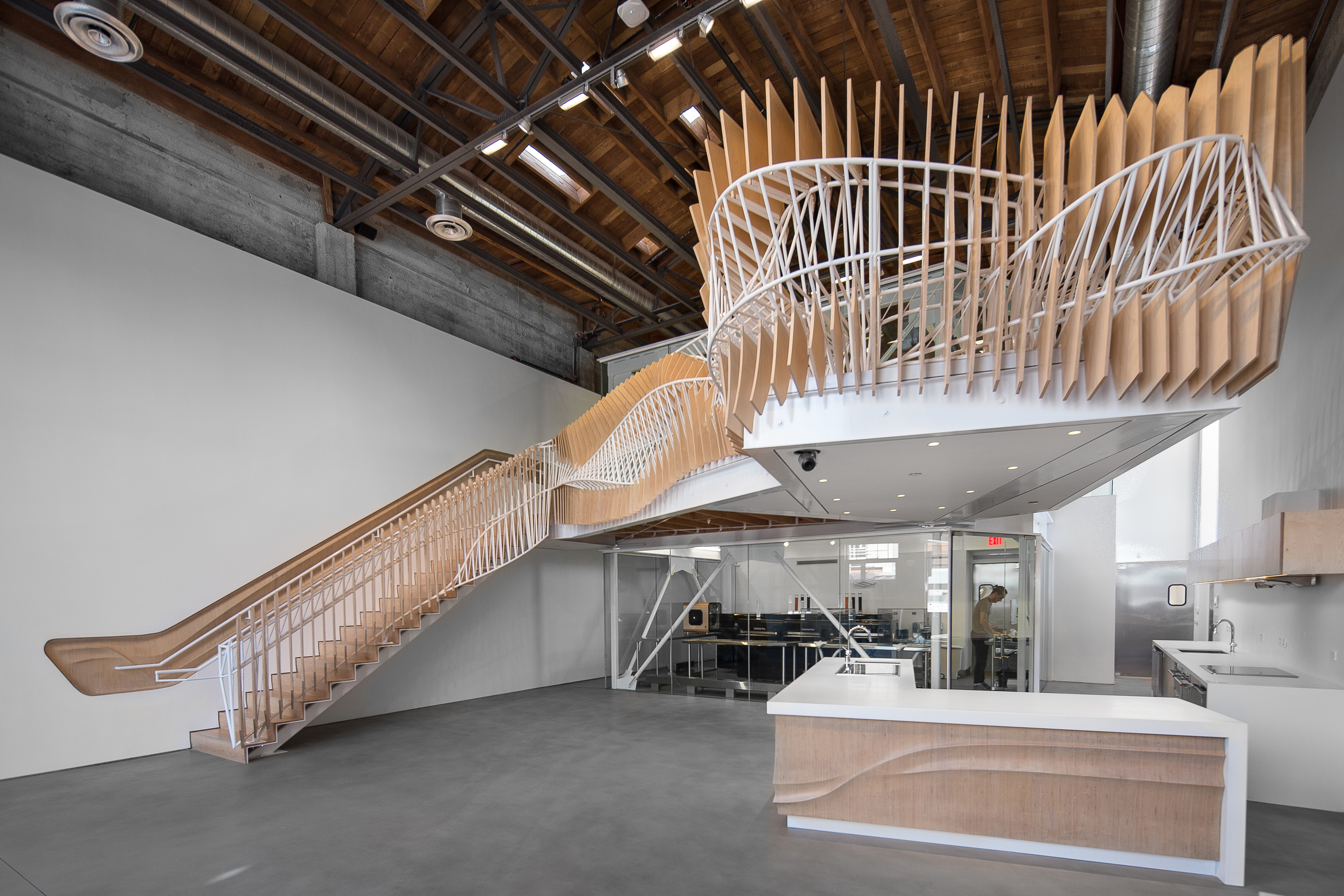 3DS Culinary is a creative laboratory dedicated to the collaboration between designers, chefs and artists located on Melrose Avenue, Los Angeles. Courtesy of Oyler Wu. 