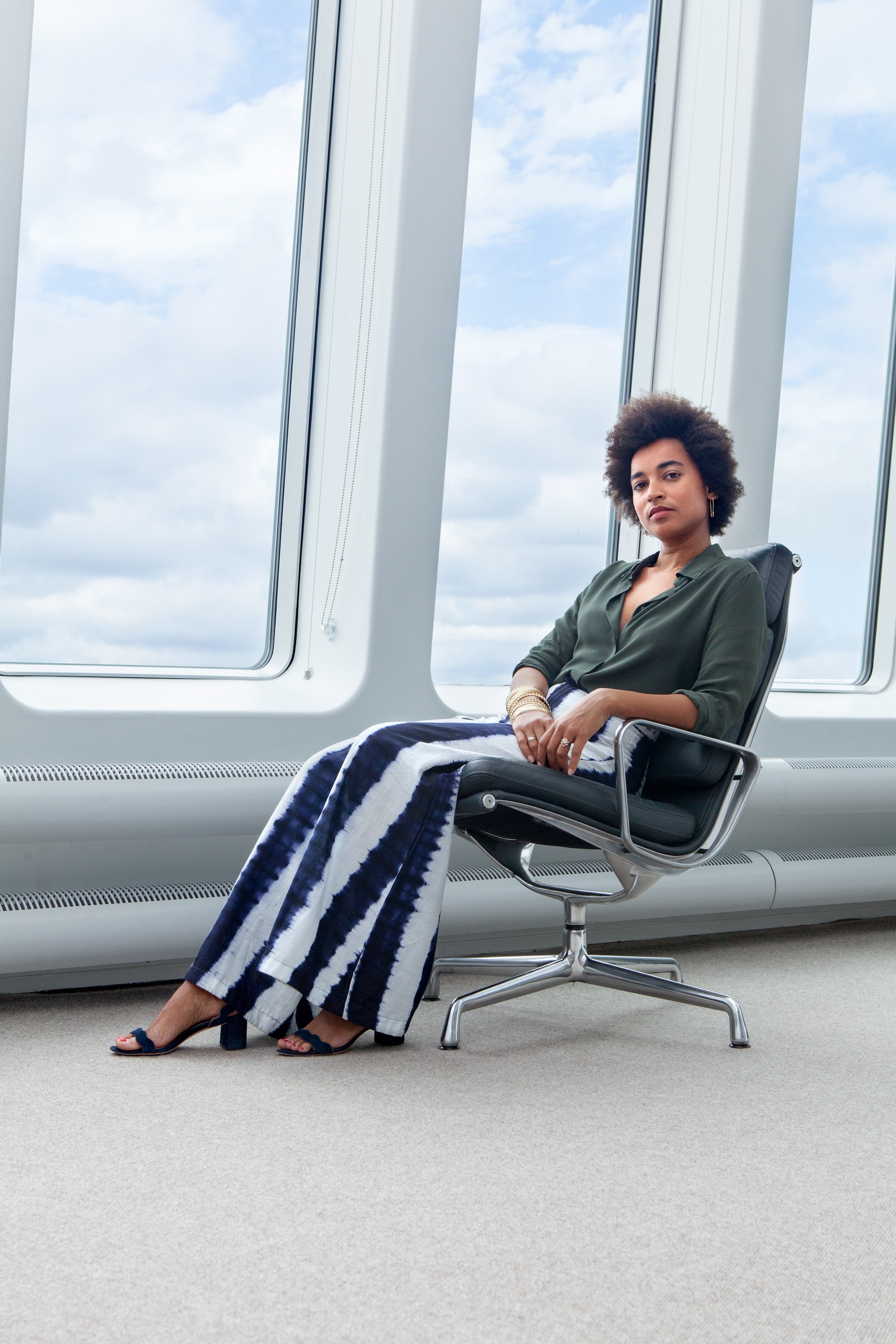 Rujeko Hockley at the Whitney Museum of American Art. Portrait by Elliott Jerome Brown Jr.