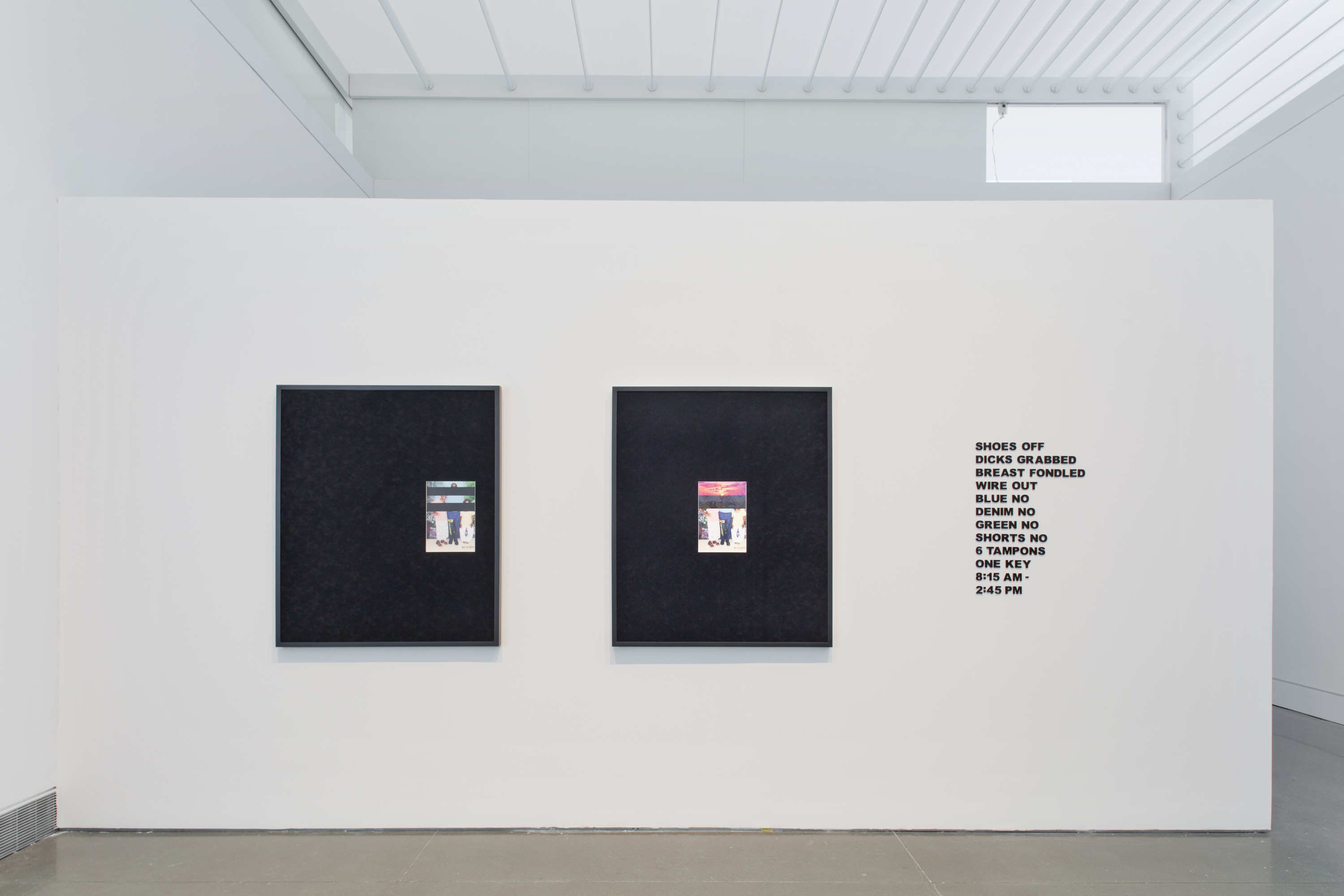 Sable Elyse Smith's exhibition at the Queens Museum 2017.