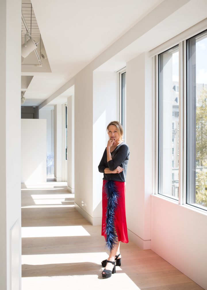 Cheyenne Westphal in Phillips's Berkeley Square headquarters in London