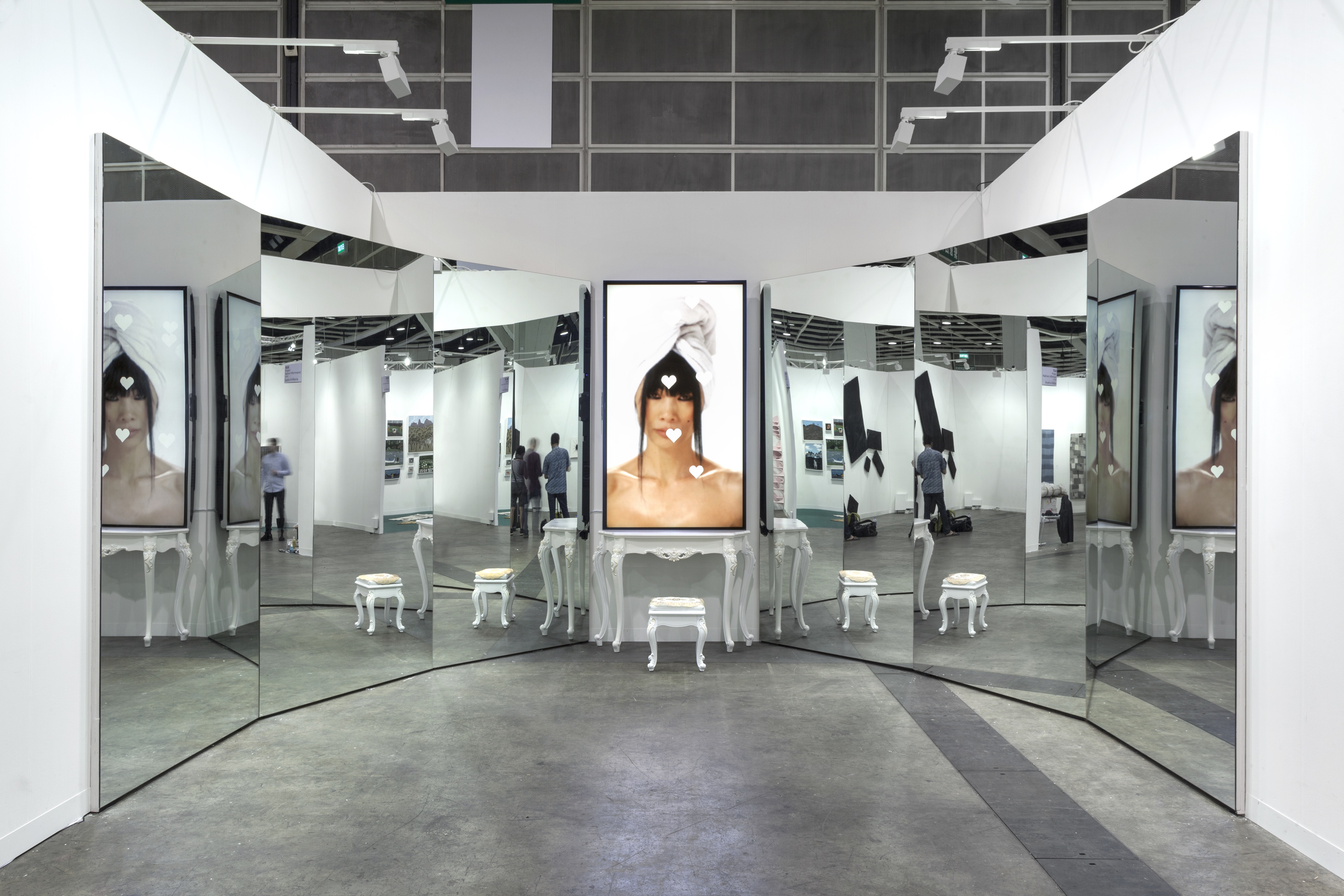 Sophia Al-Maria's installation with Project Native Informant. 
