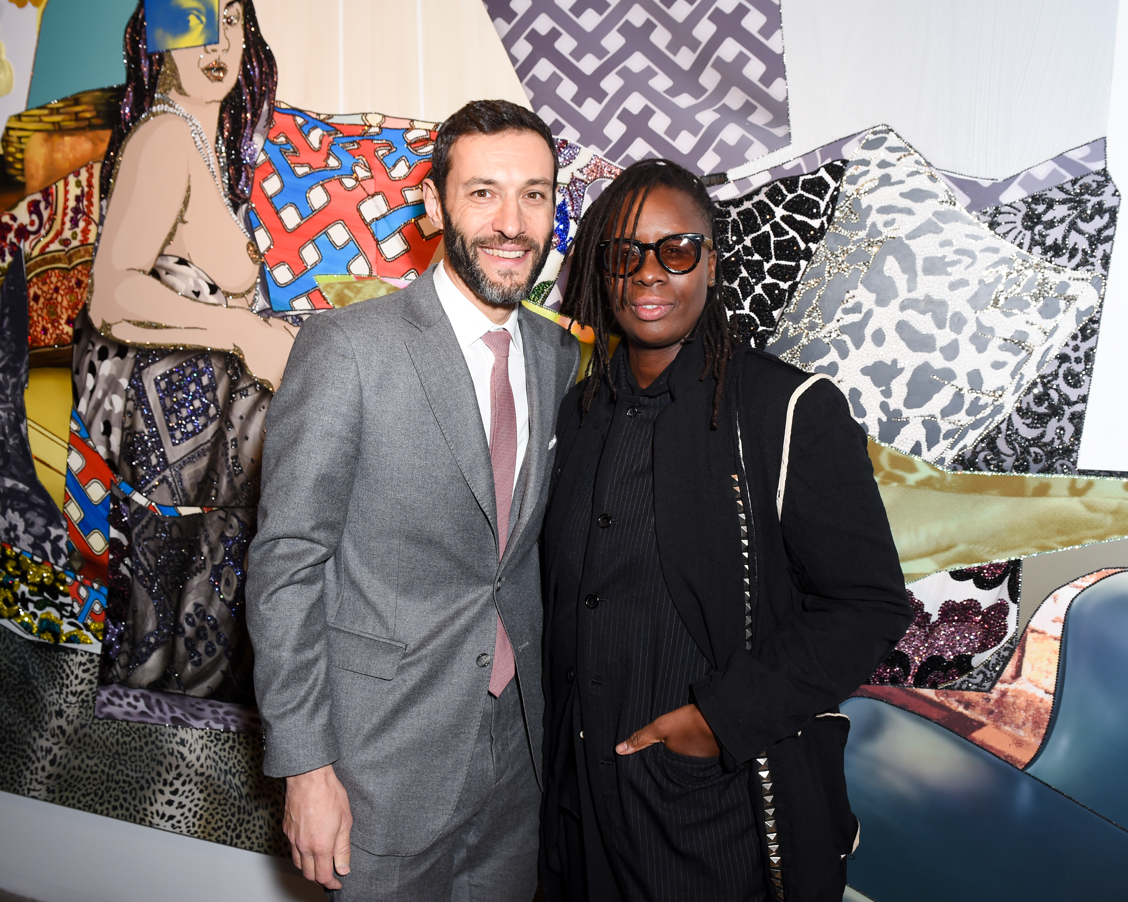 Alain Bernard and Mickalene Thomas