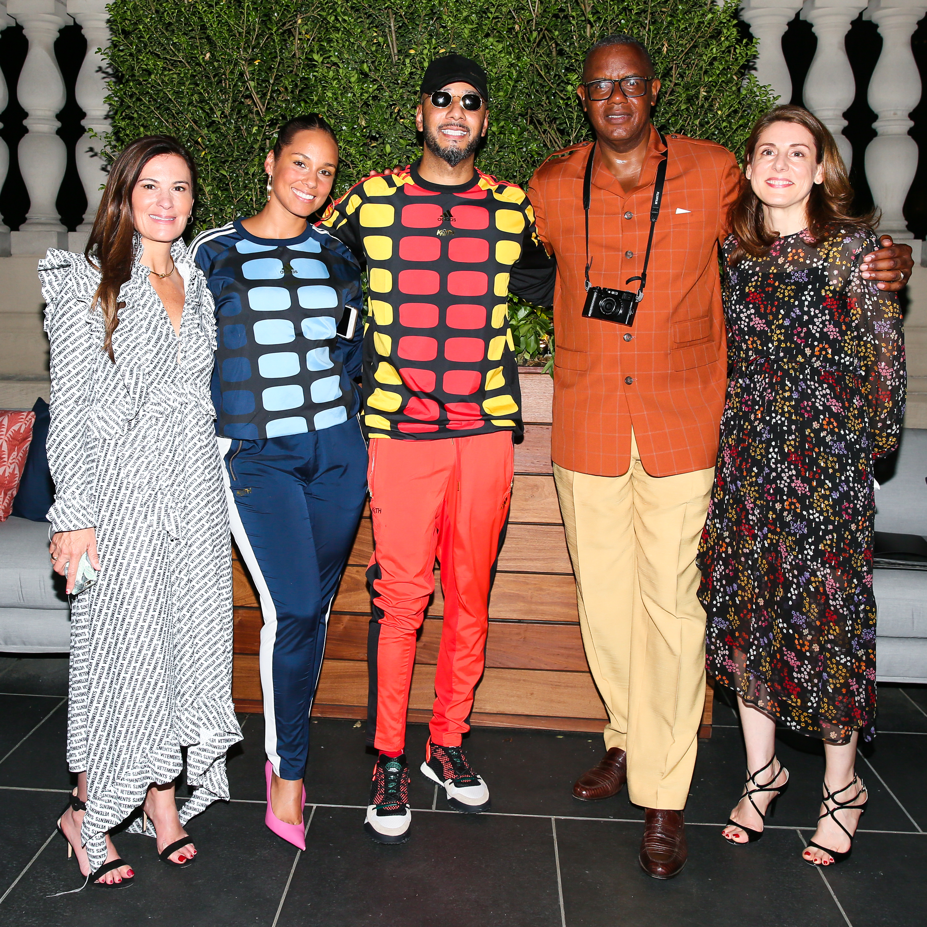 Sarah Harrelson, Alicia Keys, Swizz Beatz, Jamel Shabazz and Bernadette Hitt.