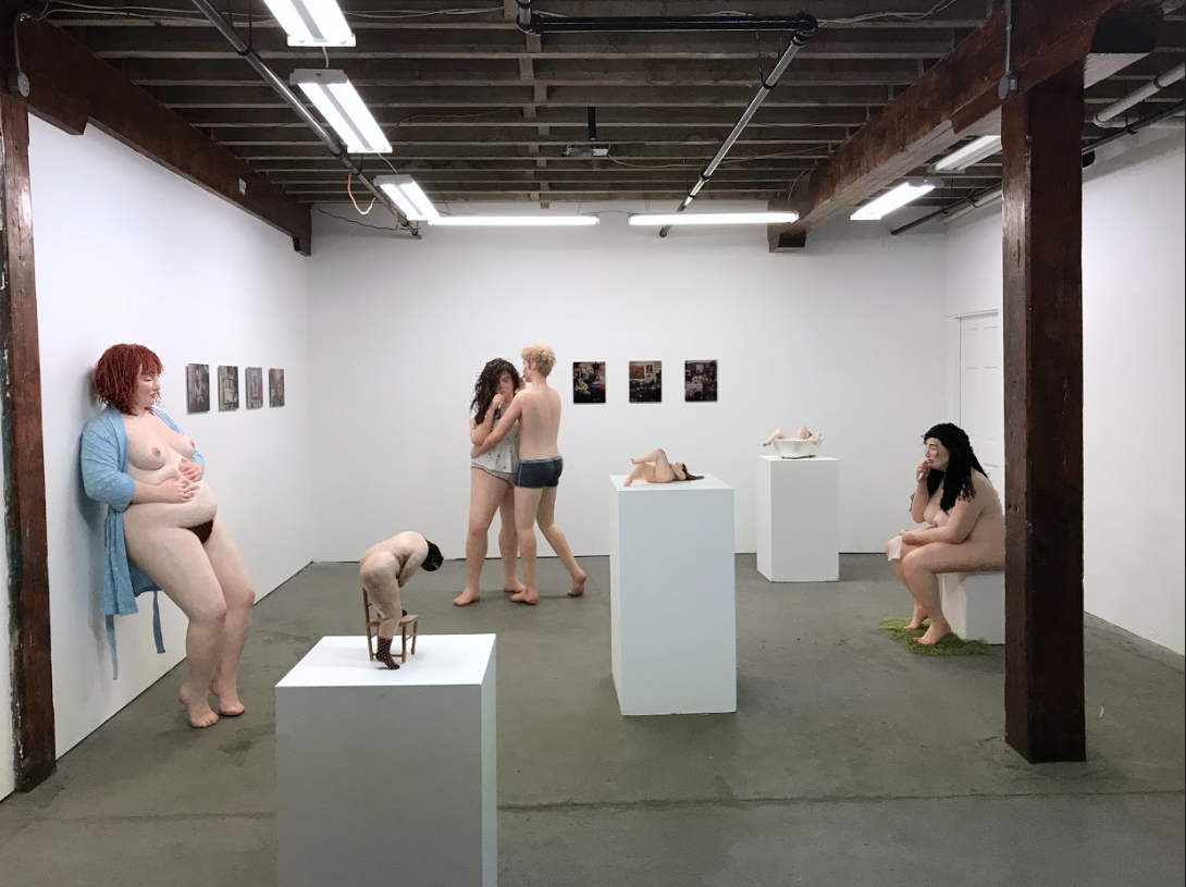 An installation view of Shona McAndrew's work. 