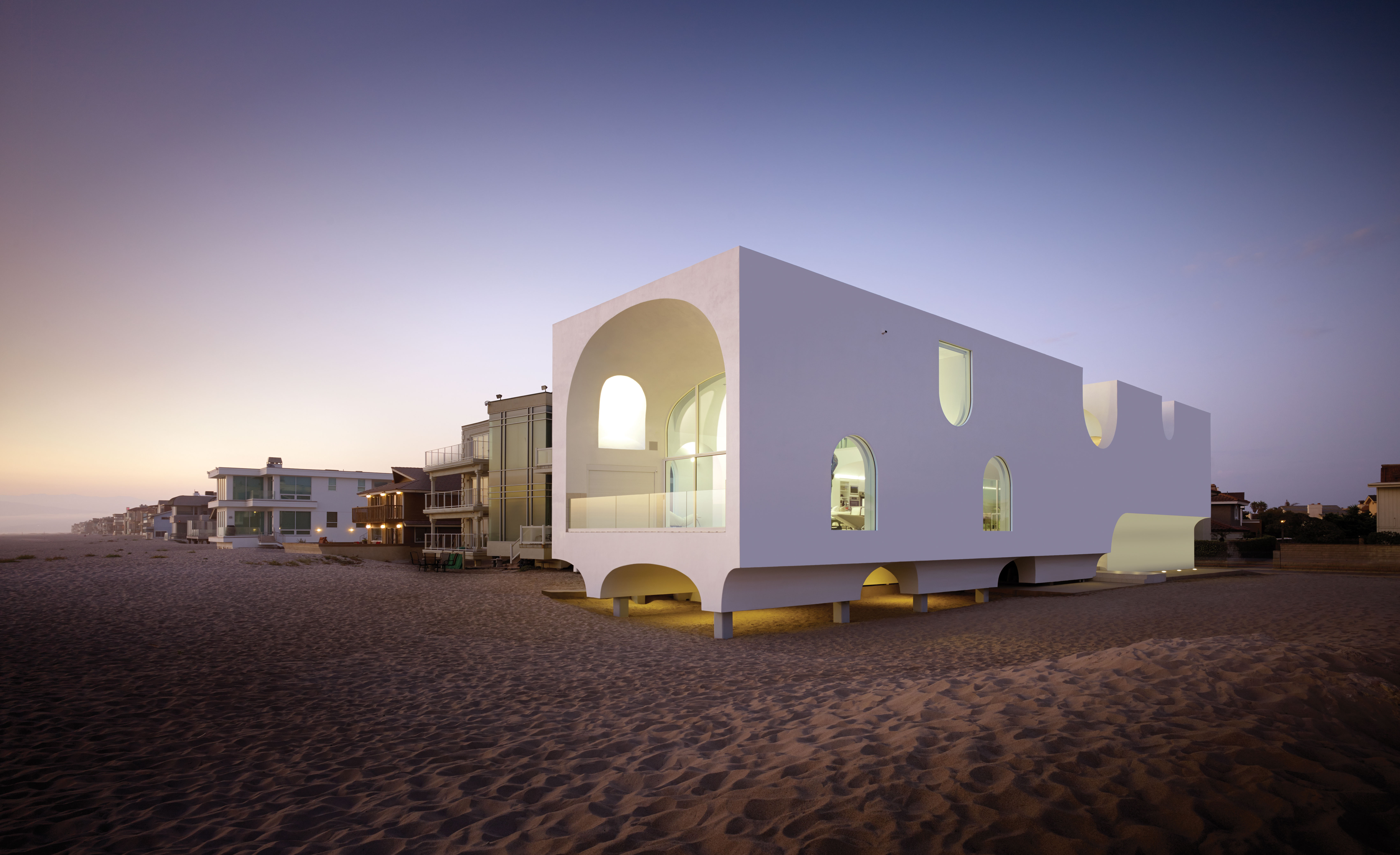 The Vault House designed by architecture firm Johnston Marklee in Oxnard, California.