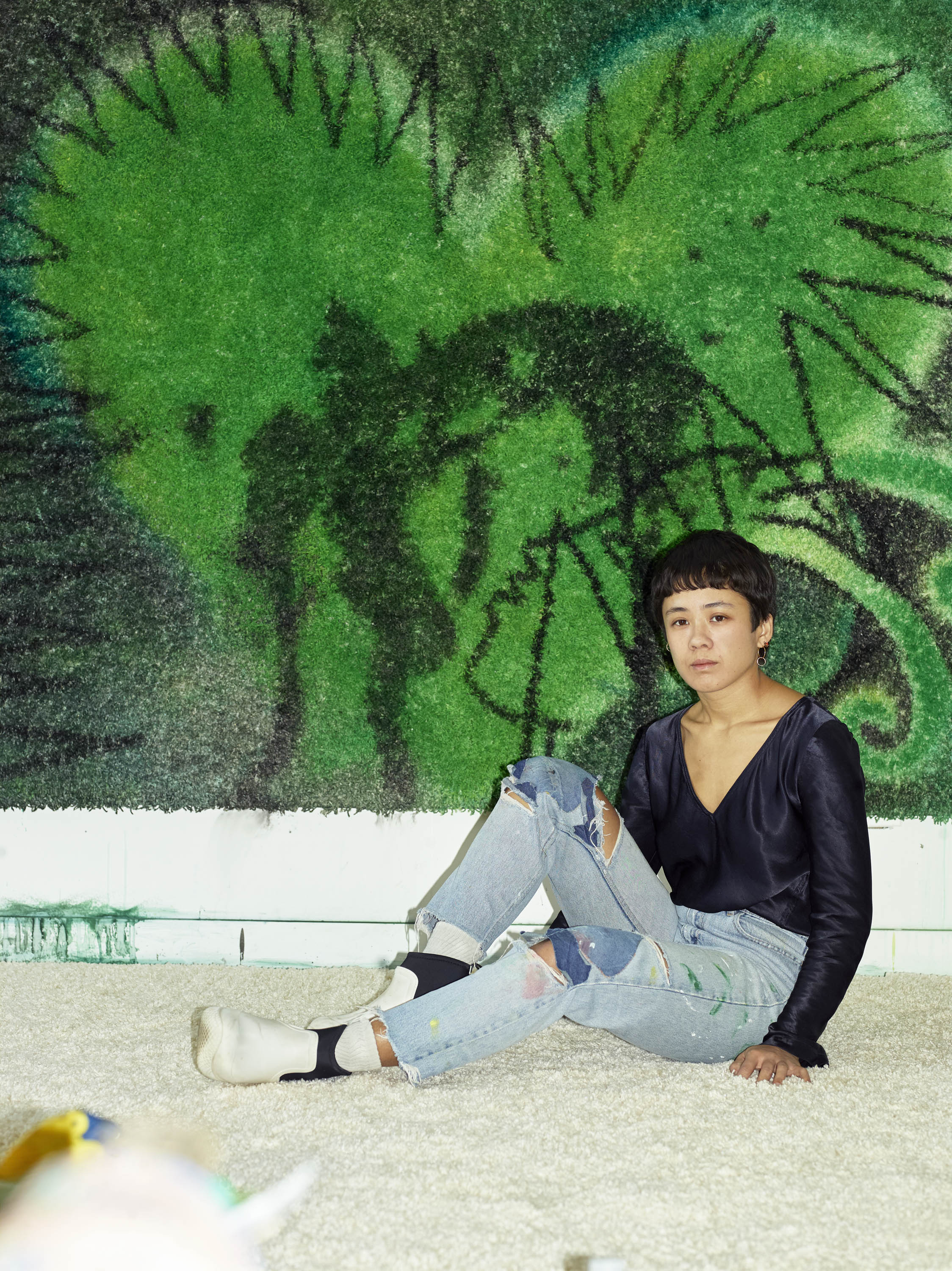 Brook Hsu photographed in her Bronx studio.