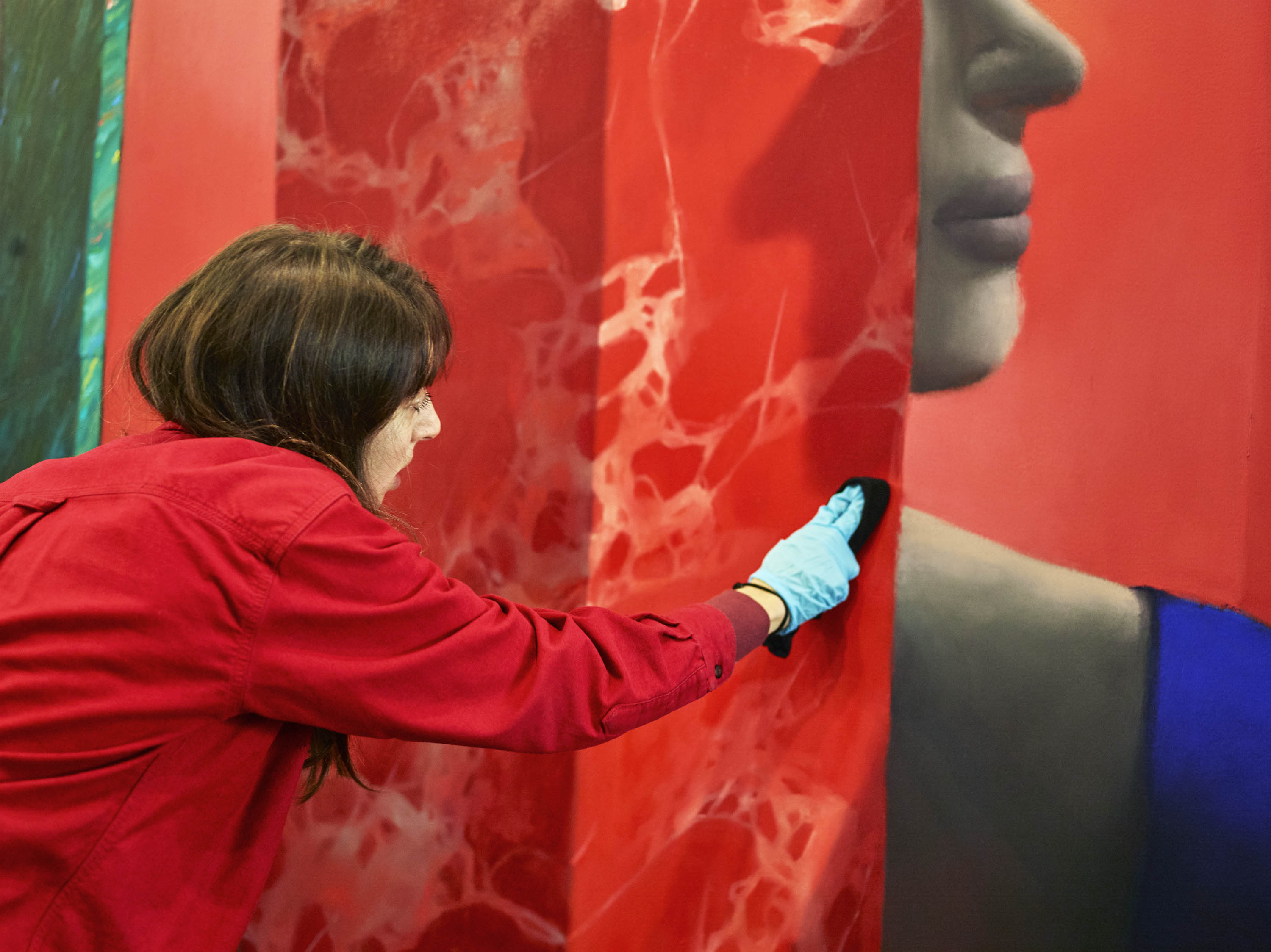 Jordan Kasey in her Brooklyn studio, 2018.