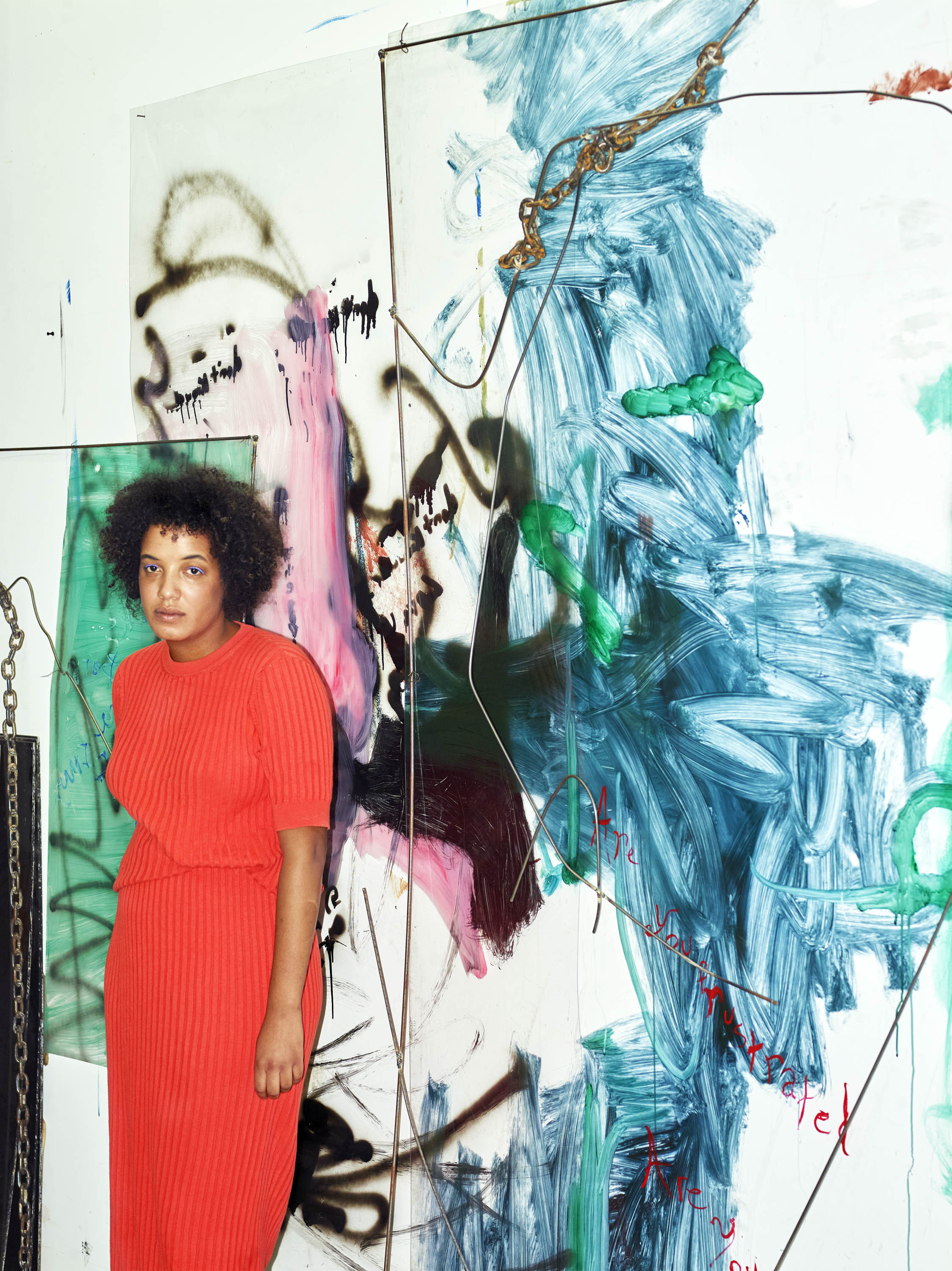 Raque Ford in her Brooklyn studio, 2018.