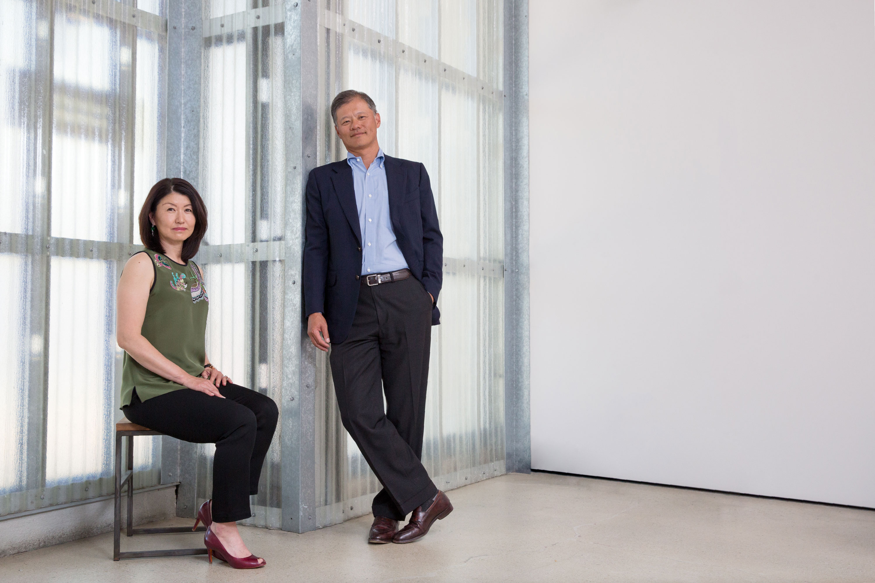 Akiko Yamazaki and Jerry Yang