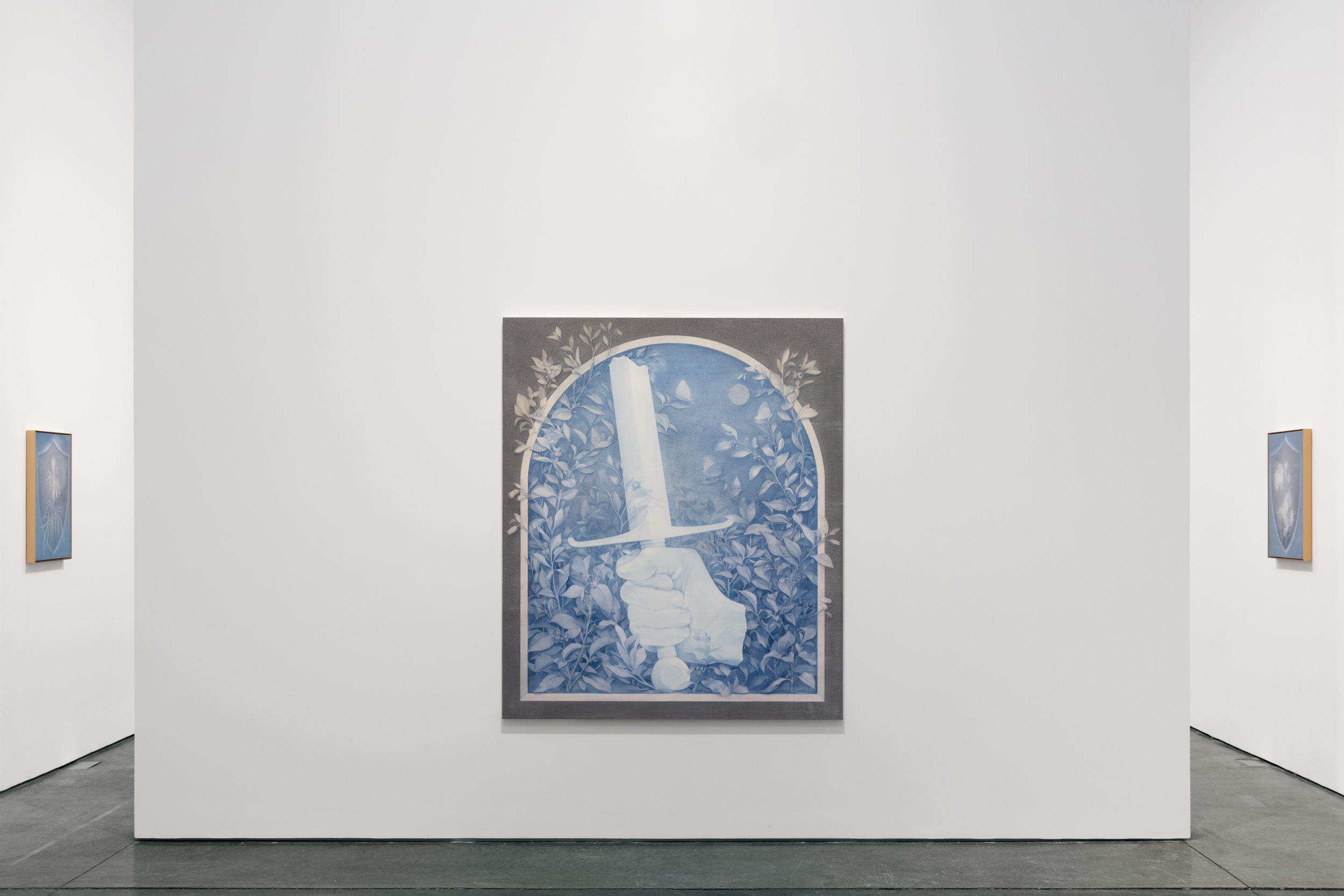  Installation view of Theodora Allen 'weald' at Kasmin, January 24 - March 9, 2019. Photography by Diego Flores.
