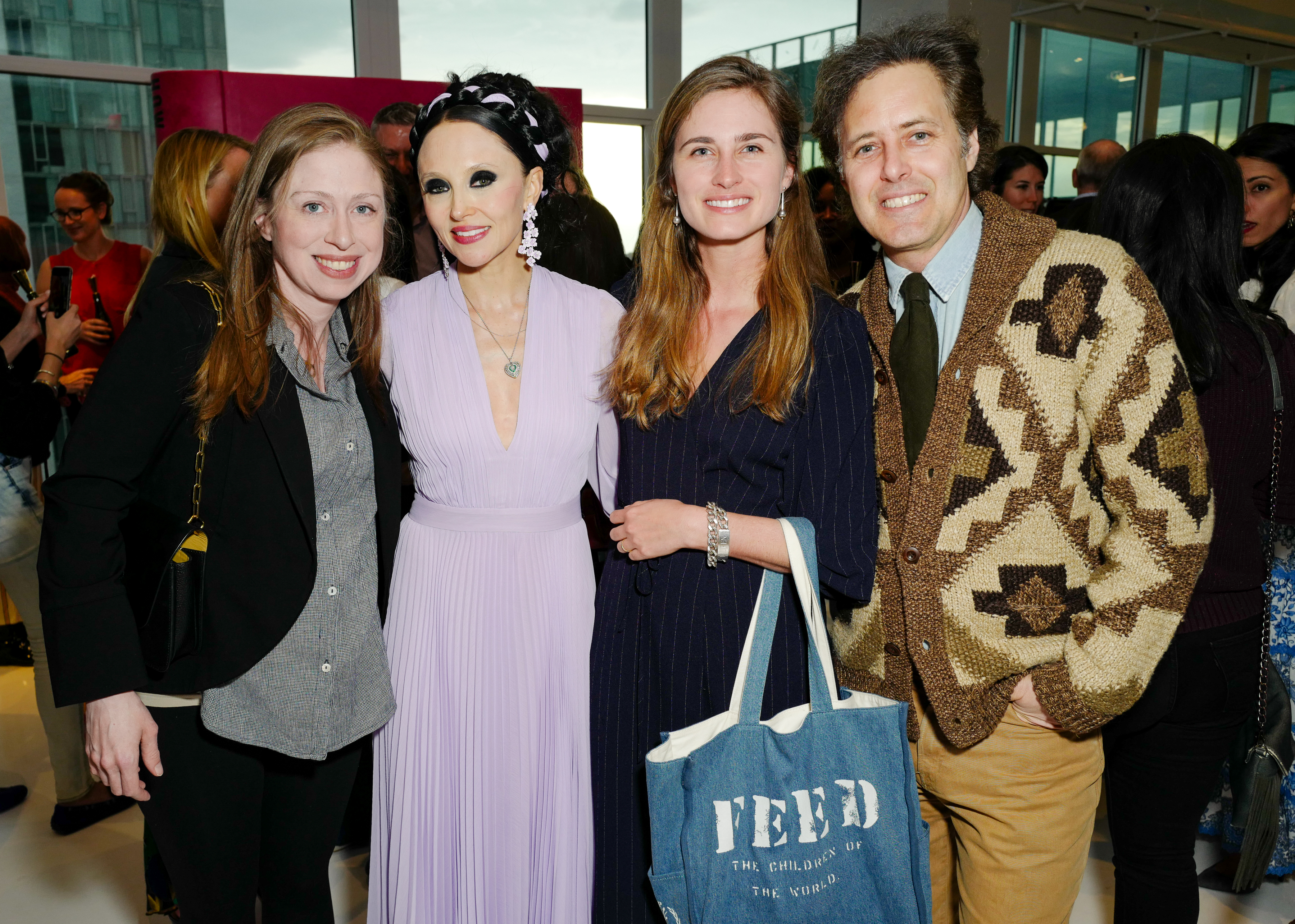 Chelsea Clinton, Stacey Bendet, Lauren Bush Lauren and David Lauren. 