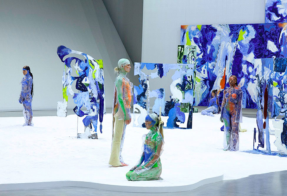 Donna Huanca: OBSIDIAN LADDER, June 28–December 1, 2019, at the Marciano Art Foundation, Los Angeles. Courtesy of Peres Projects, Berlin. Photo by Joshua White/JWPictures.com